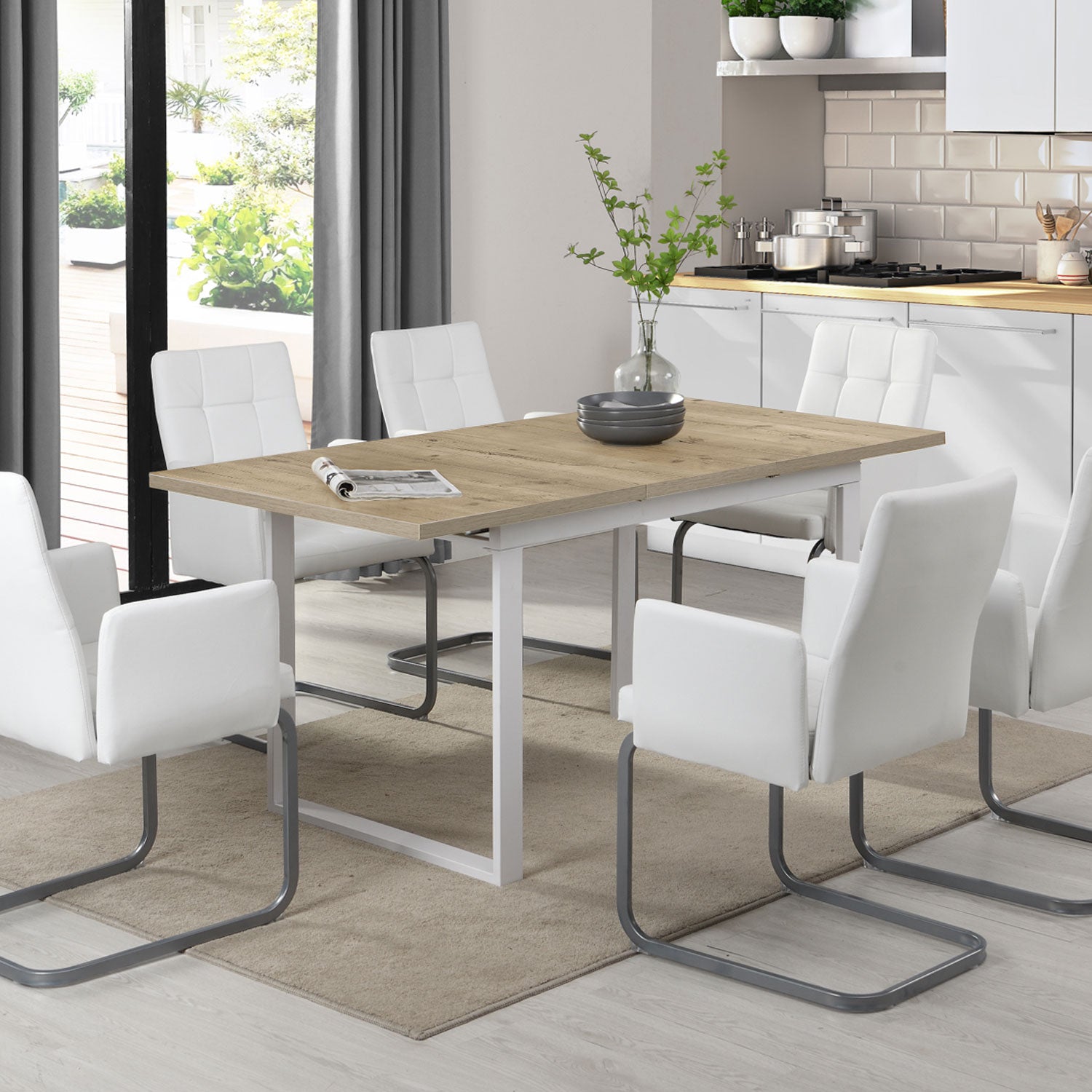 B-Ware Ausziehtisch LEVIN, Sandeiche | praktisch & modern | B&D home