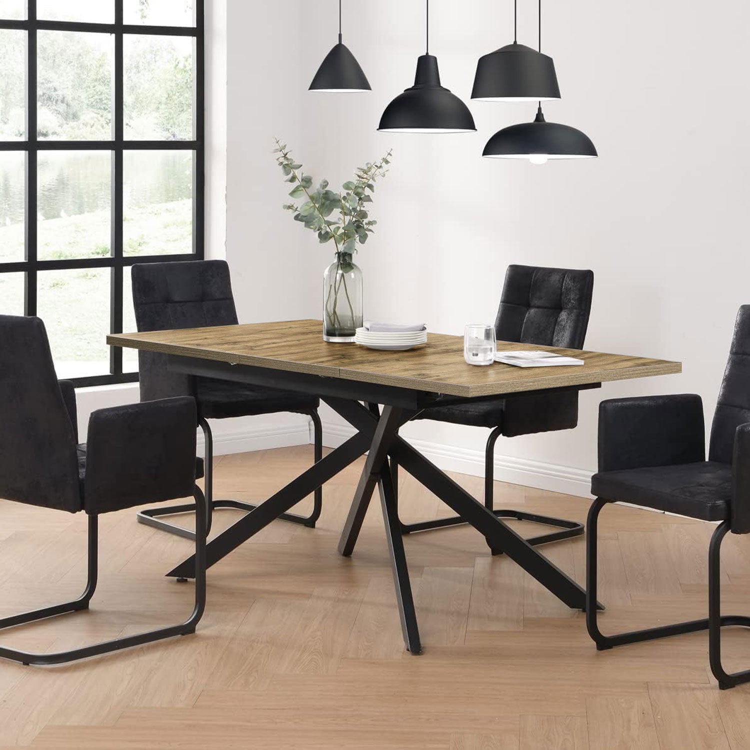 B-Ware Ausziehtisch LARS, Eiche | praktisch & modern | B&D home