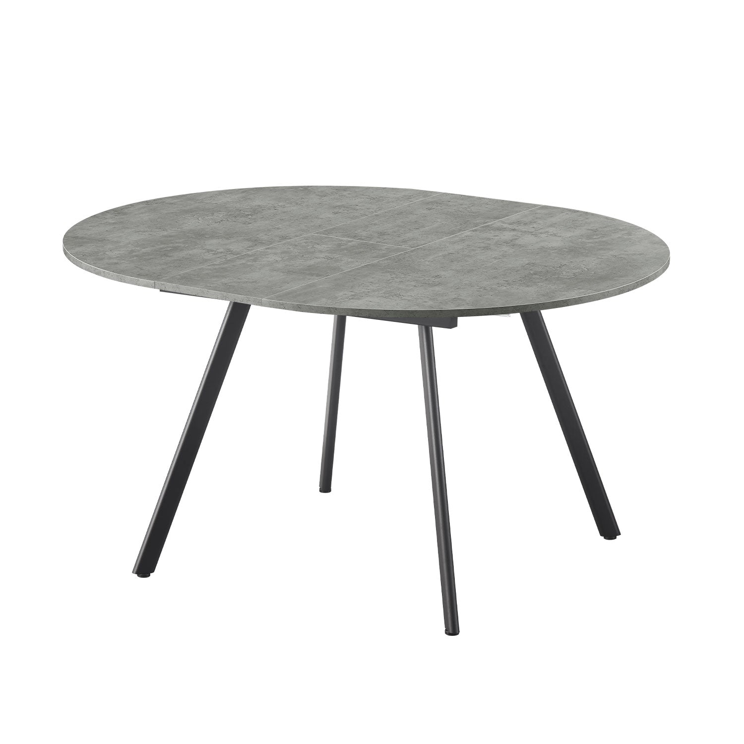 B-Ware Ausziehtisch TILL, Rund, Beton | praktisch & modern | B&D home