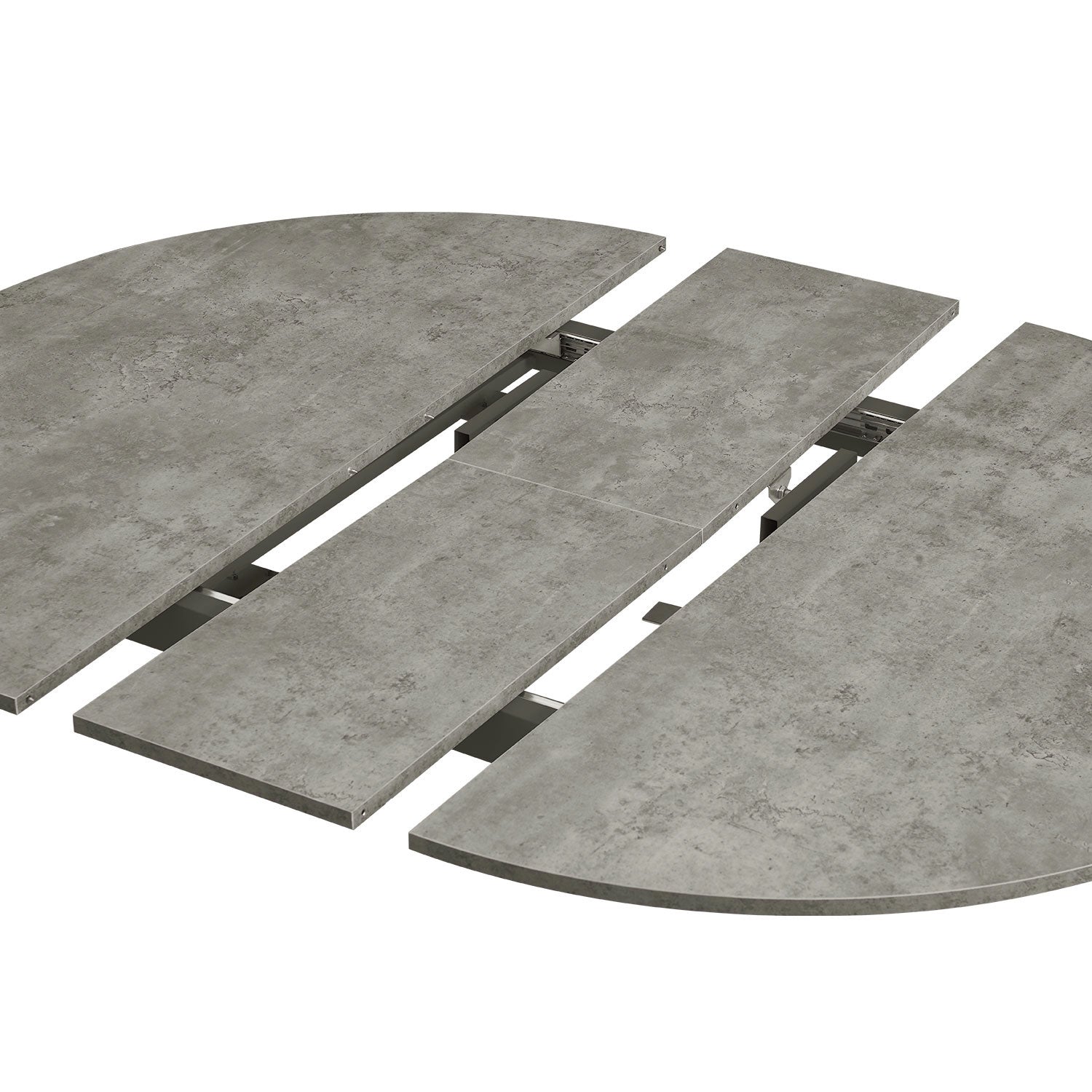 B-Ware Ausziehtisch TILL, Rund, Beton | praktisch & modern | B&D home