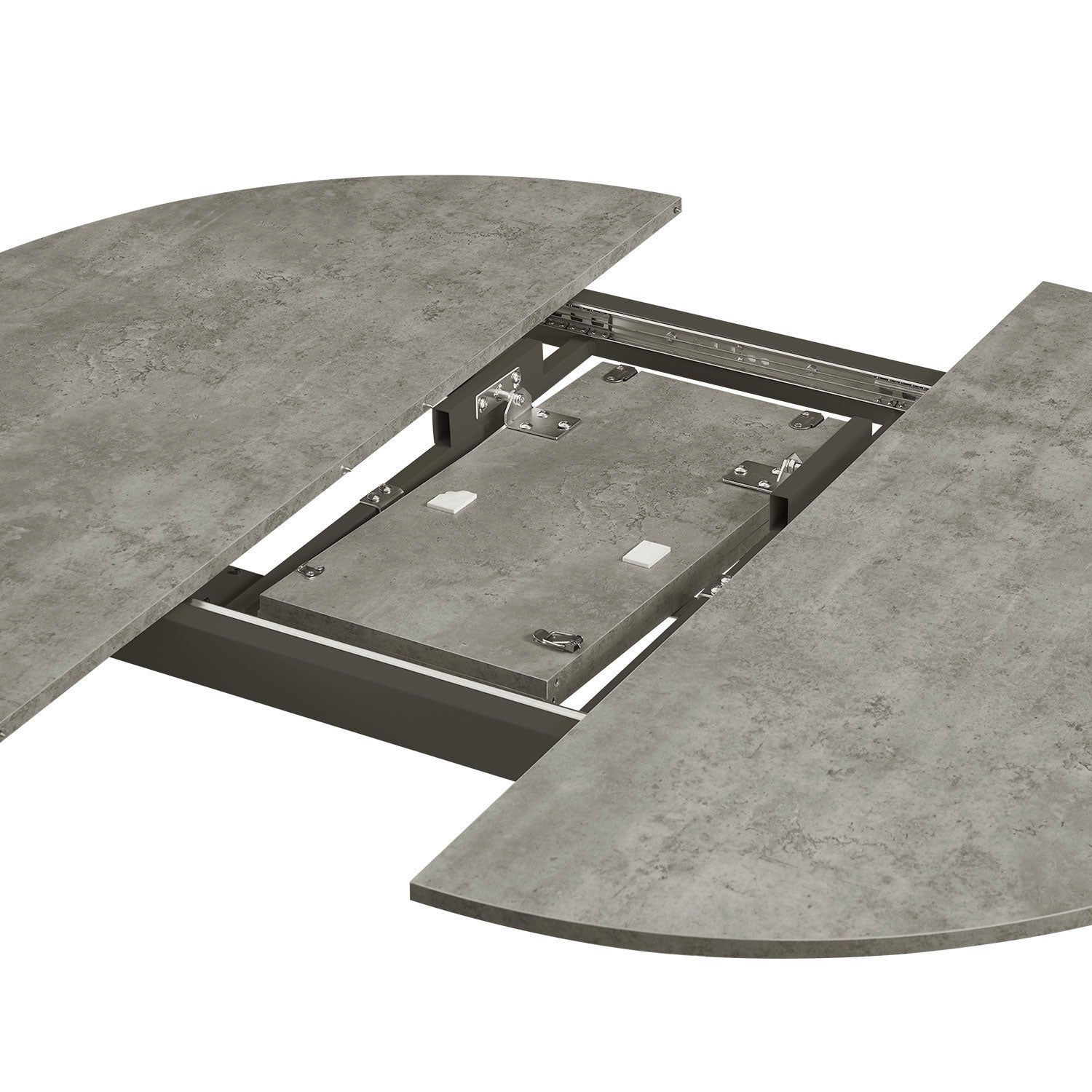 B-Ware Ausziehtisch TILL, Rund, Beton | praktisch & modern | B&D home