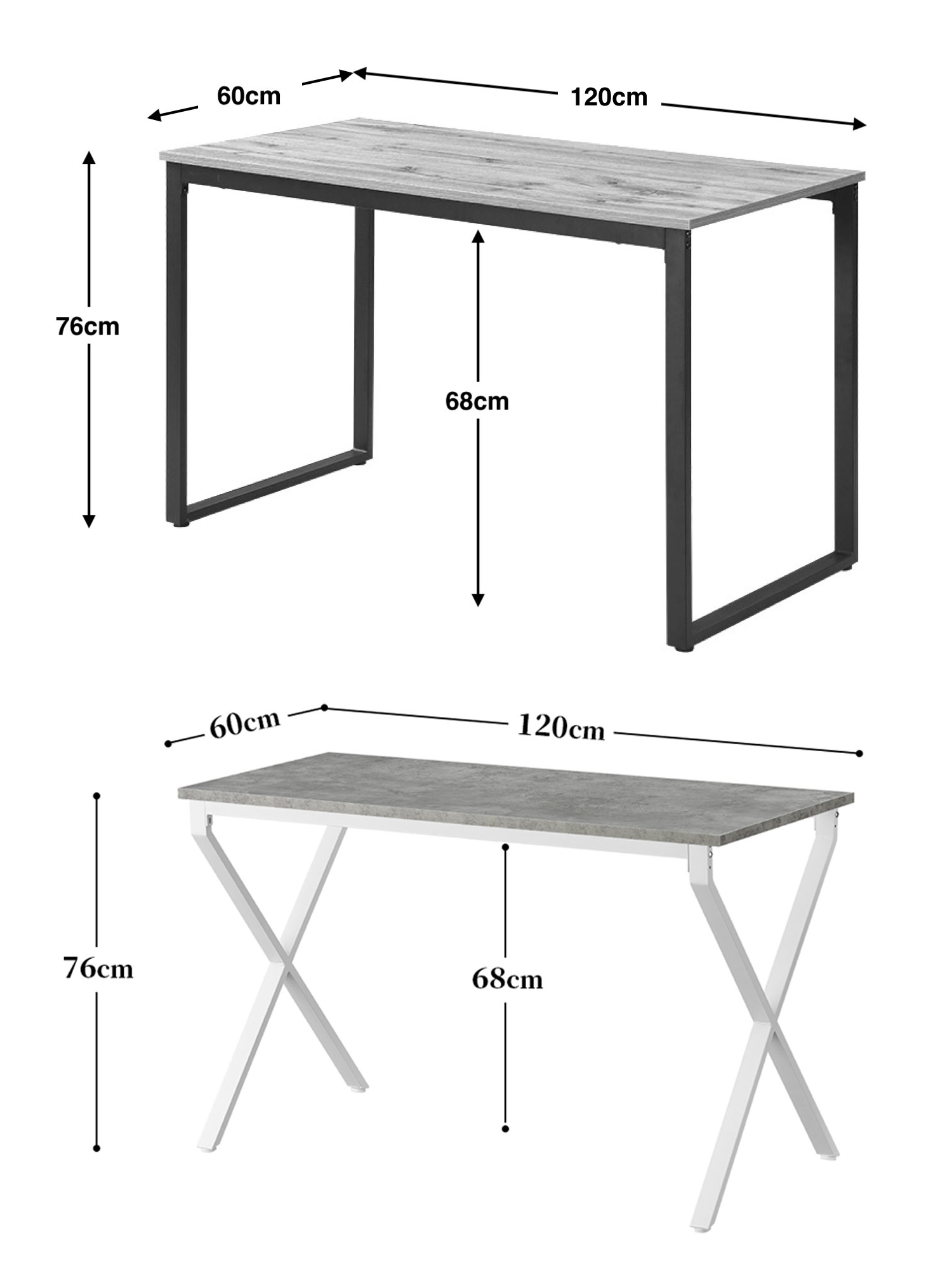 B-Ware Esstisch SAM, Beton | praktisch & modern | B&D home