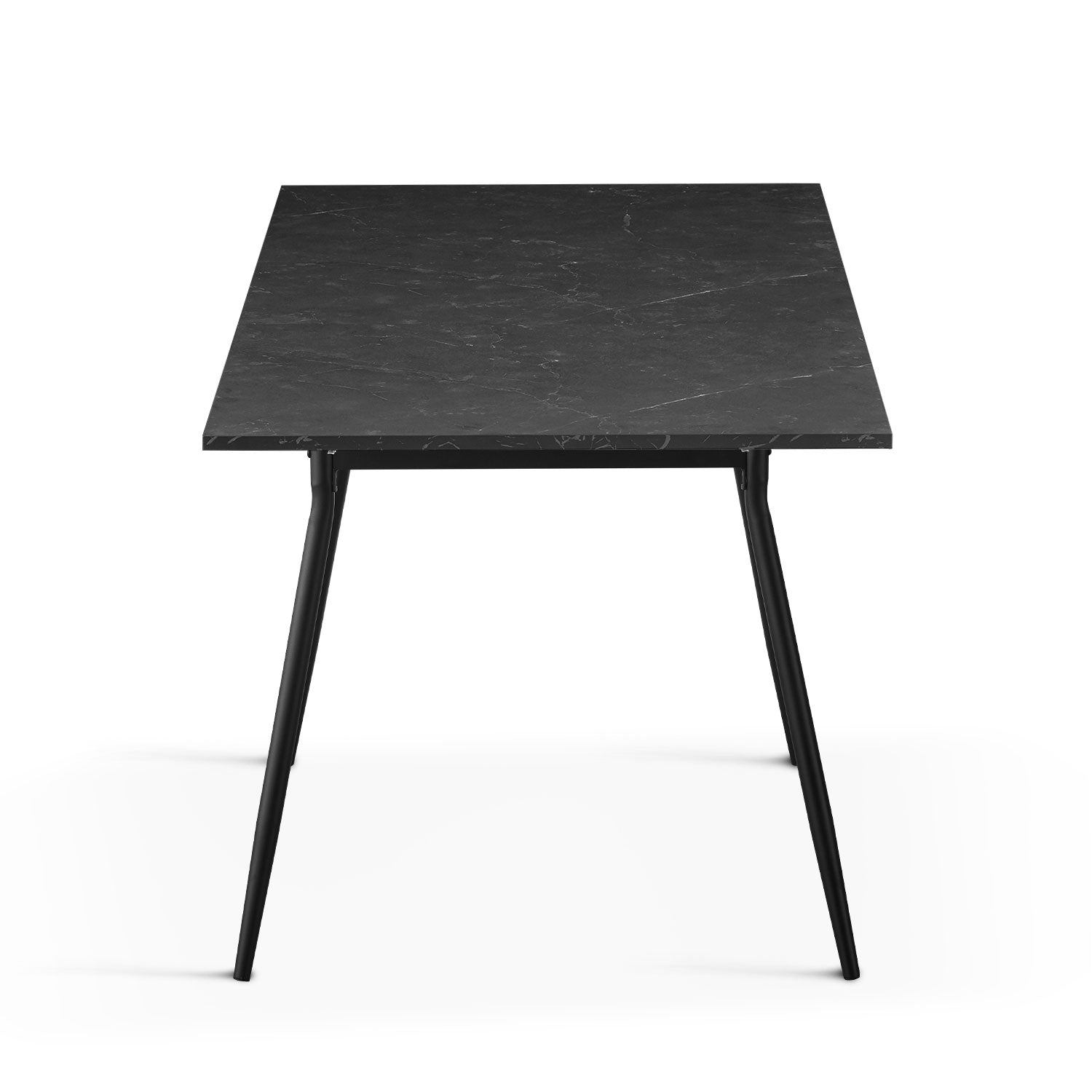 B-Ware Esstisch LIO, 120-160cm Marmor-Schwarz | praktisch & modern | B&D home