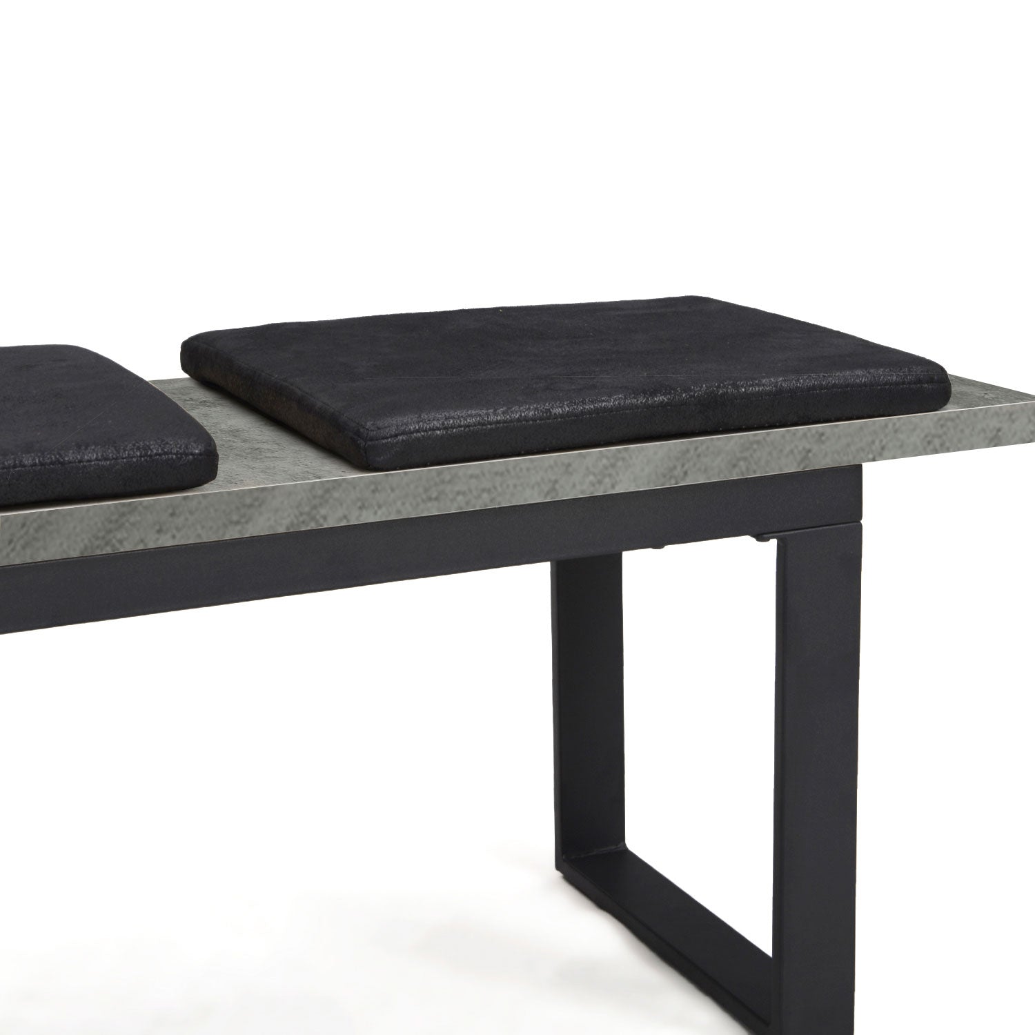 Sitzbank LEA – Design-Bank mit Sitzpolstern & Metallgestell | B&D home