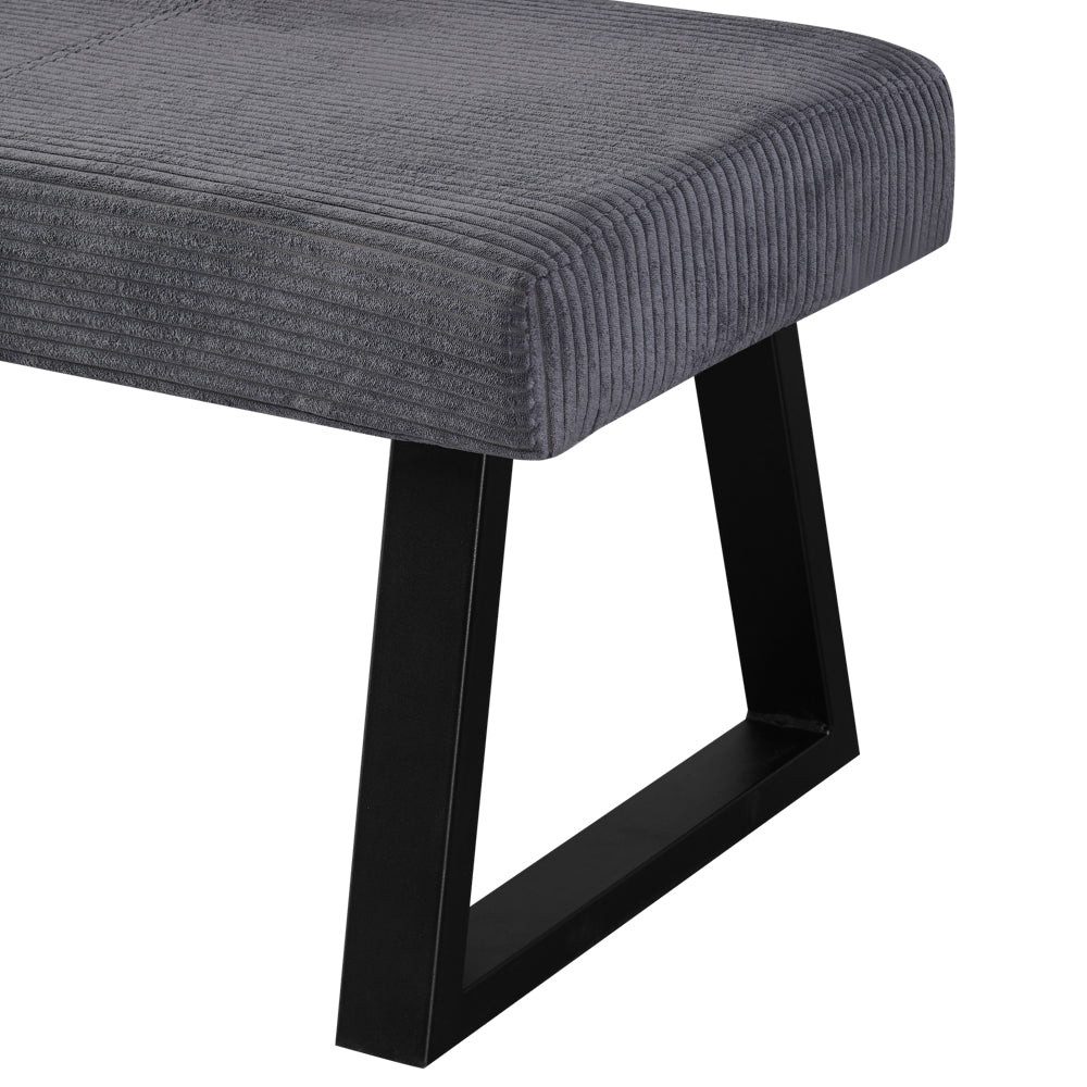 Sitzbank SIGFRID – Esszimmerbank mit Rückenlehne & Metallgestell | B&D home