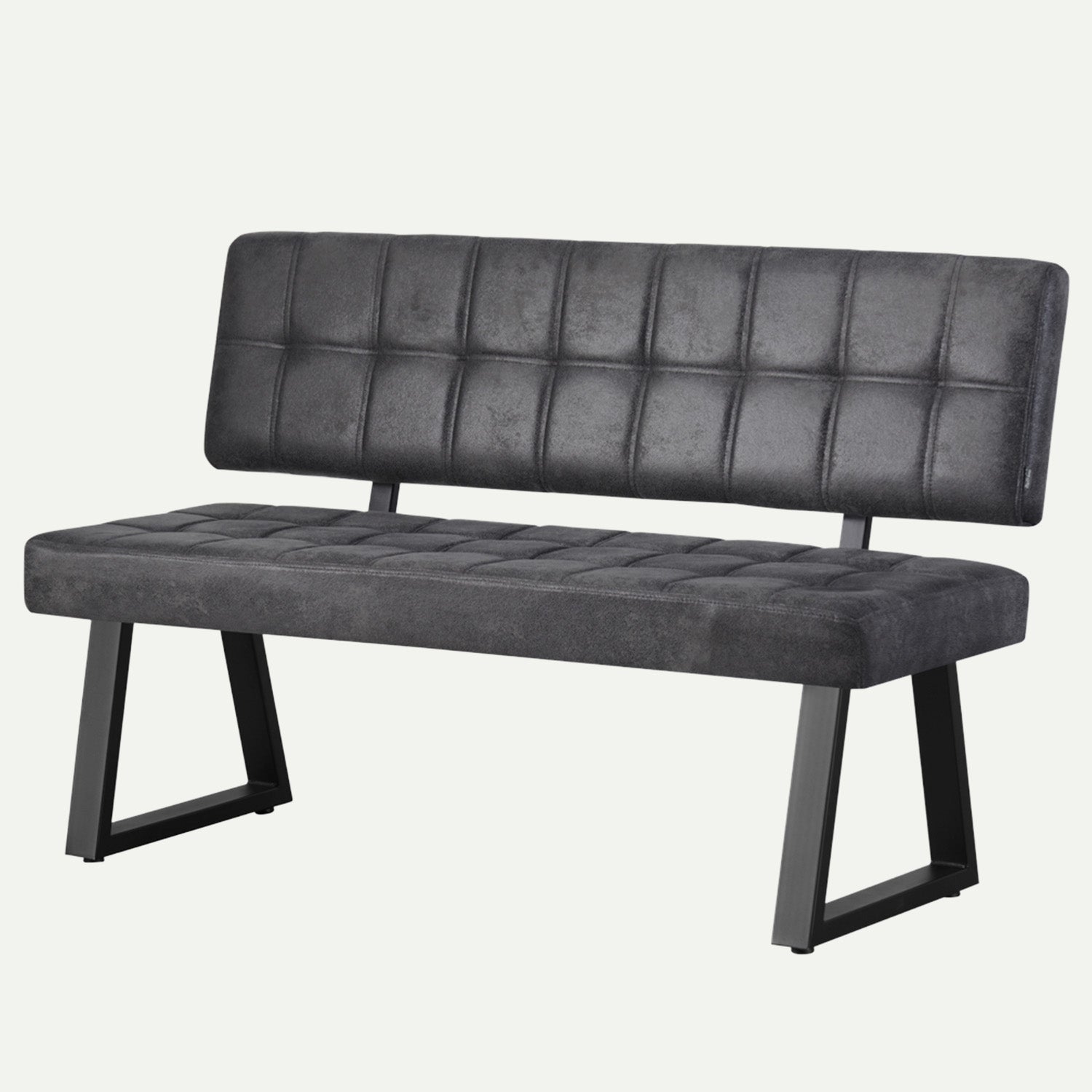 Sitzbank SIGFRID – Esszimmerbank mit Rückenlehne & Metallgestell | B&D home