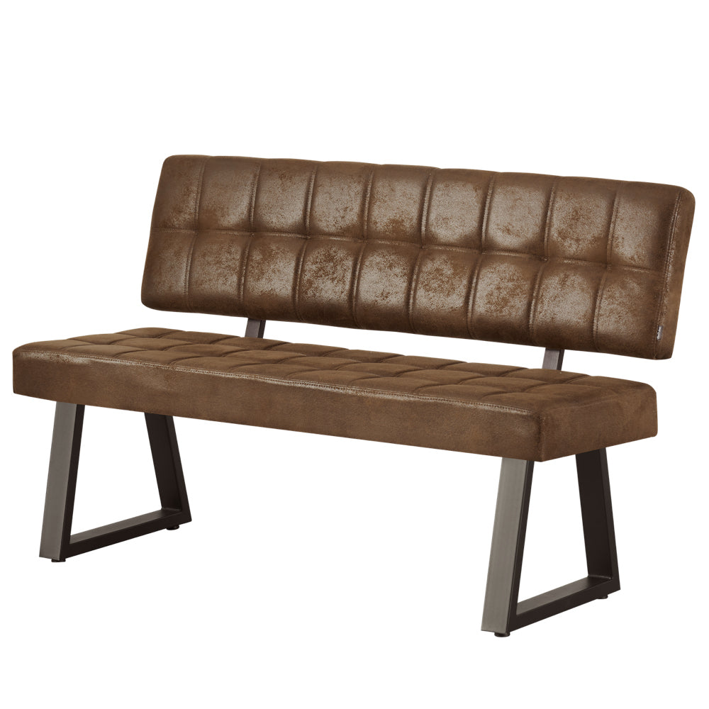 Sitzbank SIGFRID – Esszimmerbank mit Rückenlehne & Metallgestell | B&D home