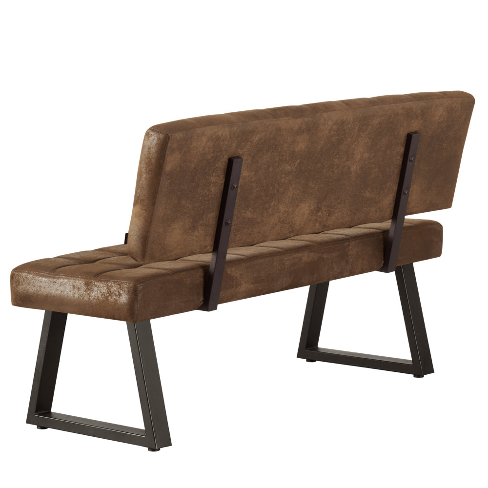 Sitzbank SIGFRID – Esszimmerbank mit Rückenlehne & Metallgestell | B&D home