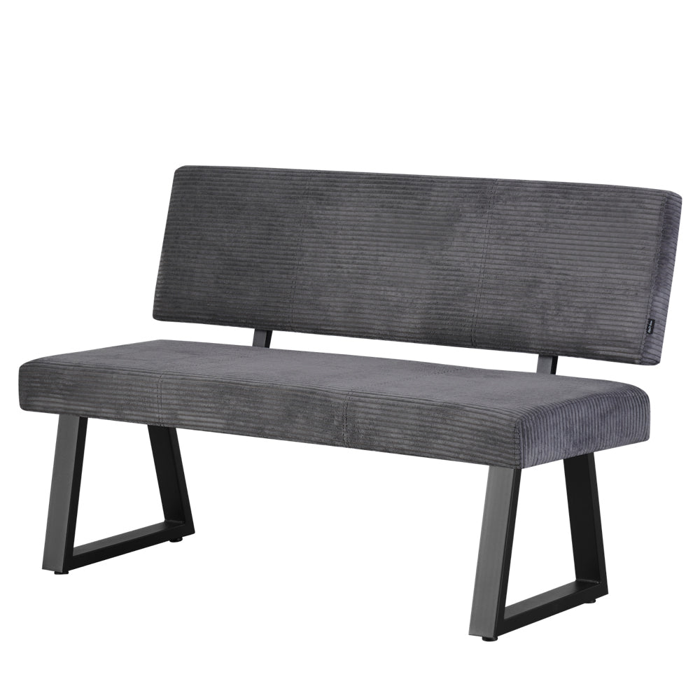 Sitzbank SIGFRID – Esszimmerbank mit Rückenlehne & Metallgestell | B&D home