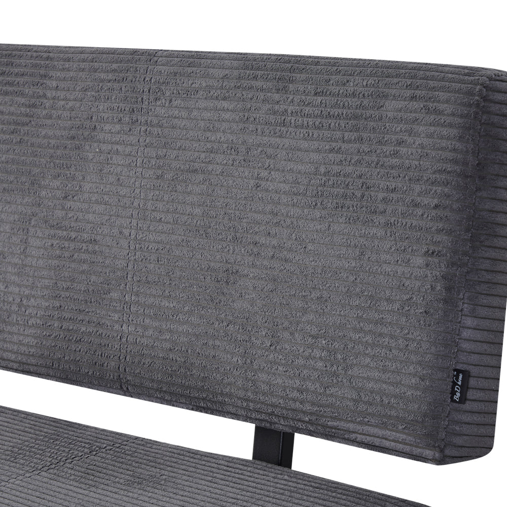 B-Ware Sitzbank SIGFRID, Dunkelgrau, 140cm