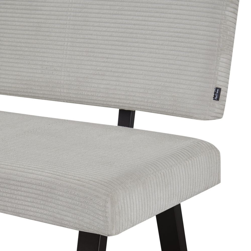 Sitzbank SIGFRID – Esszimmerbank mit Rückenlehne & Metallgestell | B&D home