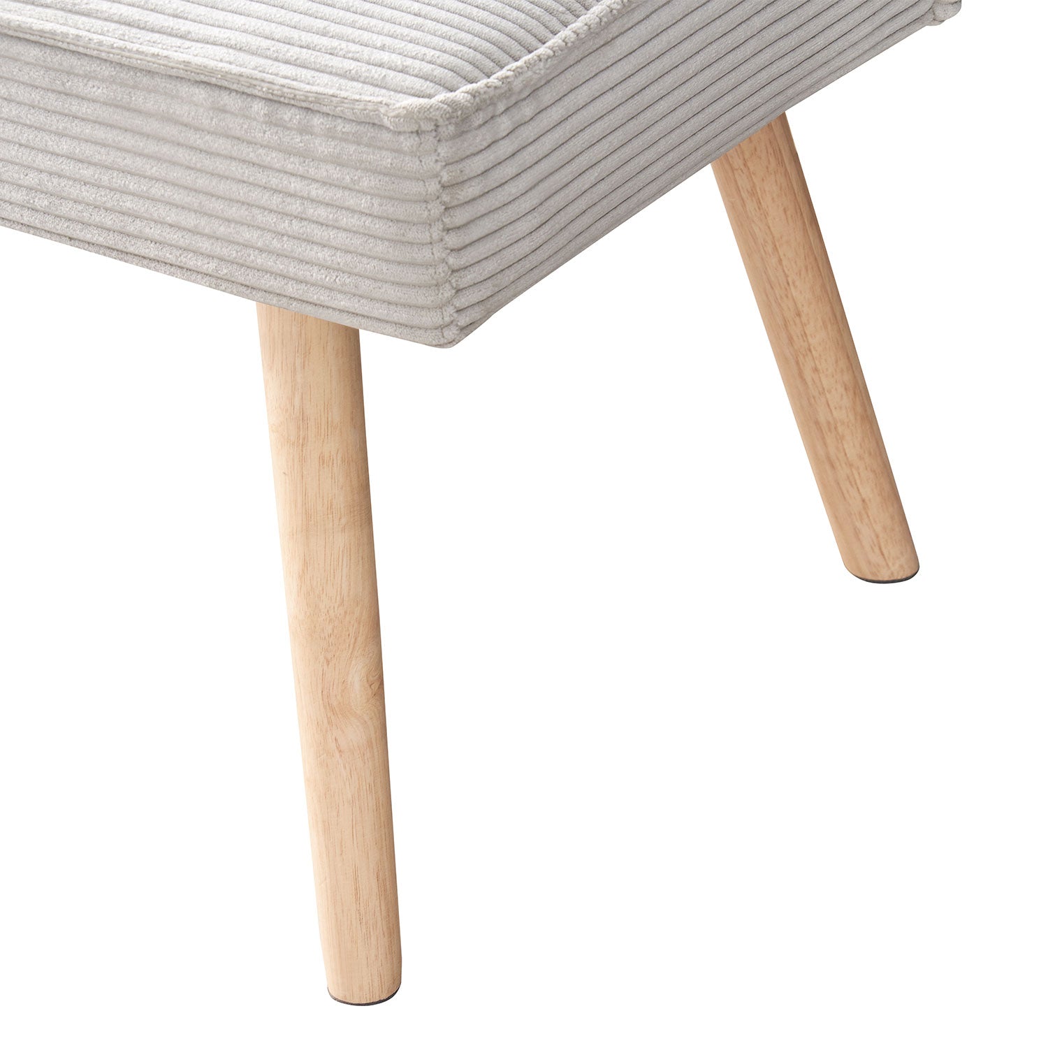 Sitzbank PAUL – Polsterbank mit Rückenlehne & Holzbeinen | B&D home
