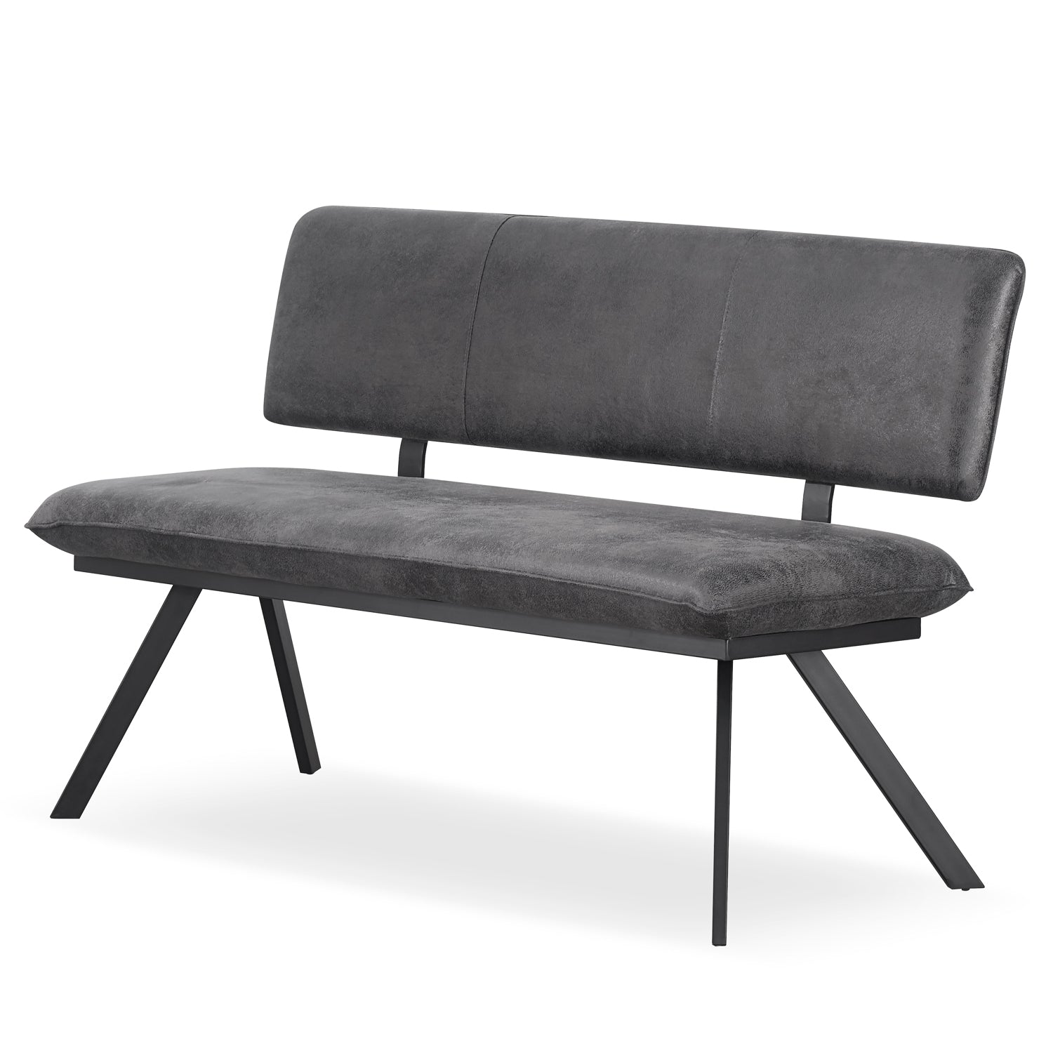 B-Ware Sitzbank JUNA, Anthrazit, 160cm | praktisch & modern | B&D home