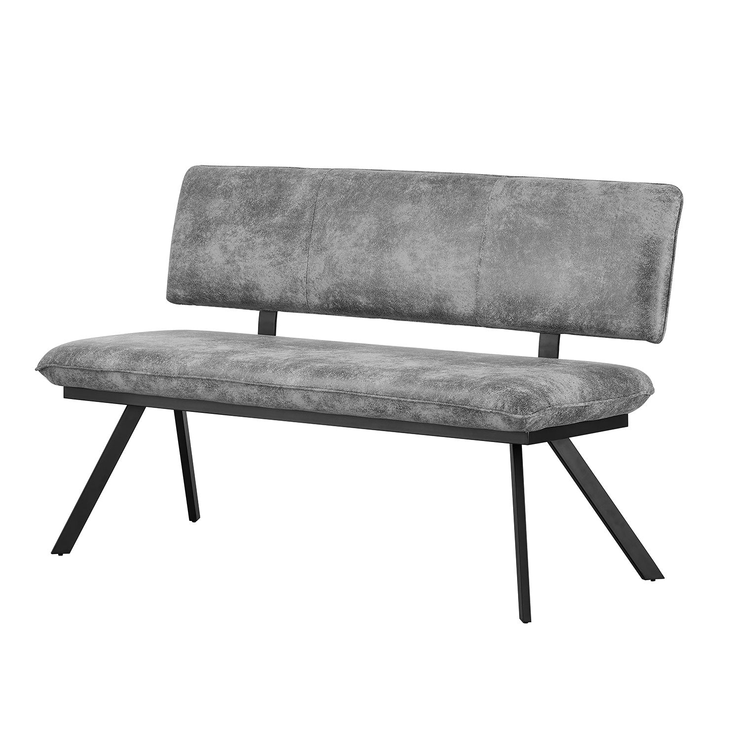 B-Ware Sitzbank JUNA, Grau, 160cm | praktisch & modern | B&D home