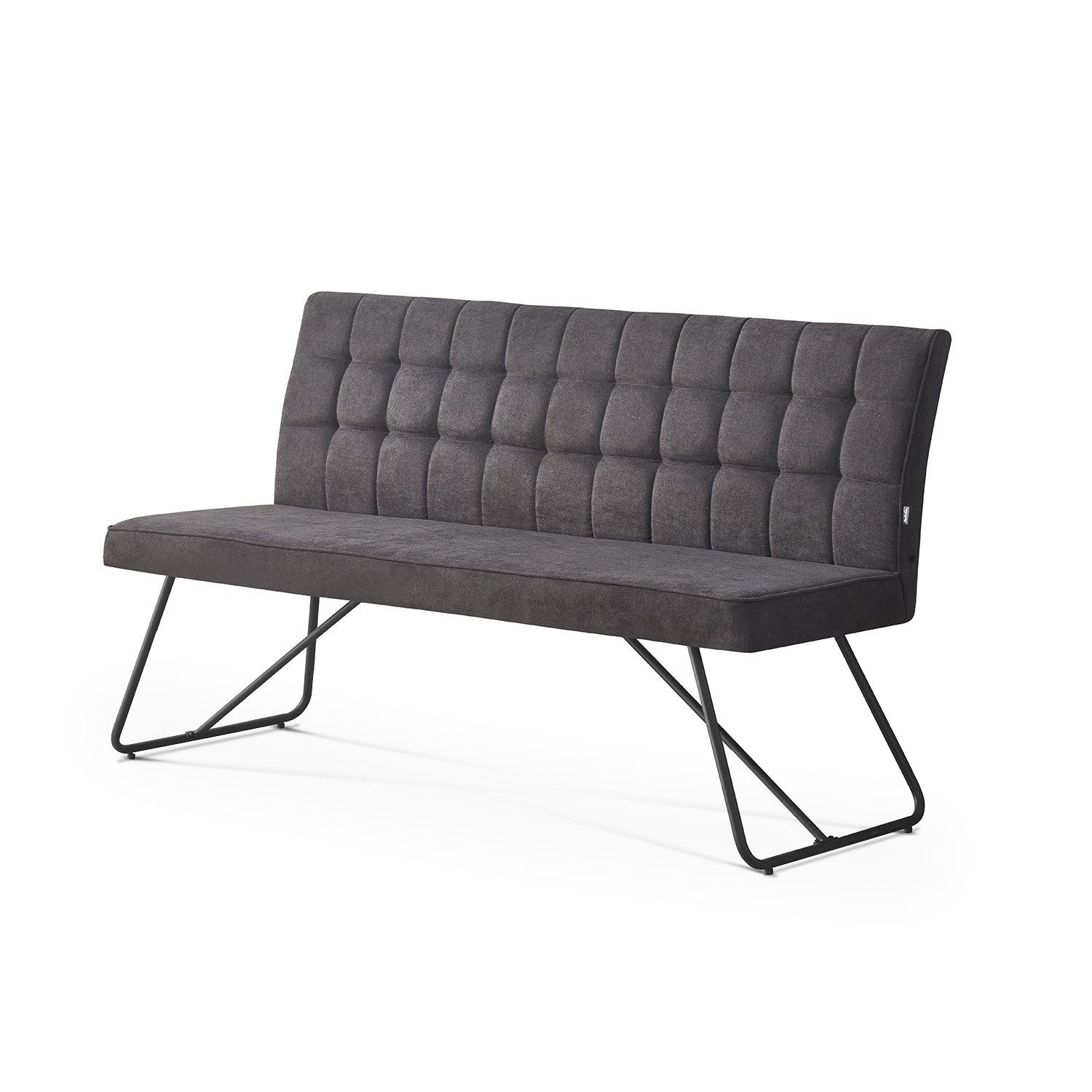 B-Ware Sitzbank LINA, Anthrazit, 160 cm | praktisch & modern | B&D home
