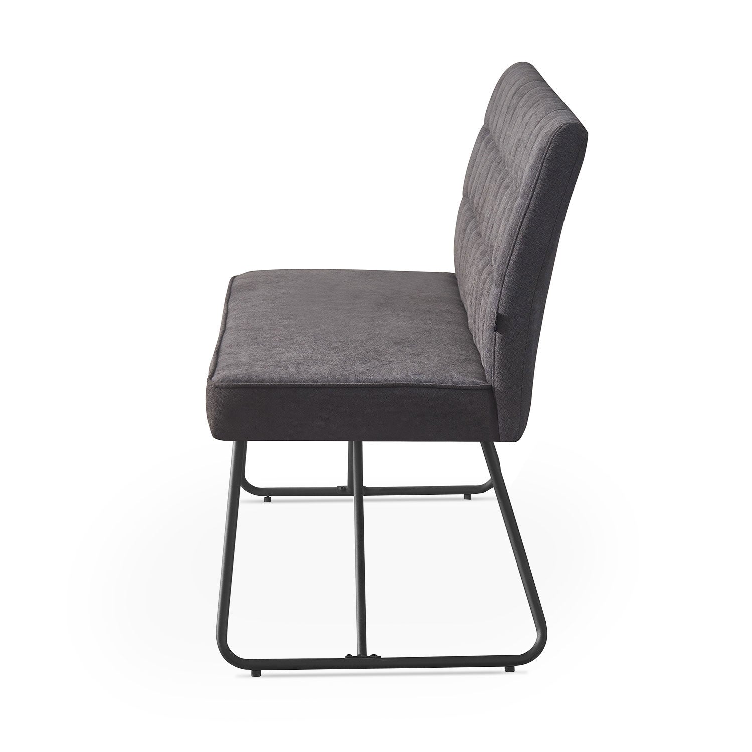 Sitzbank LINA – Polsterbank mit Rückenlehne & Metallgestell | B&D home