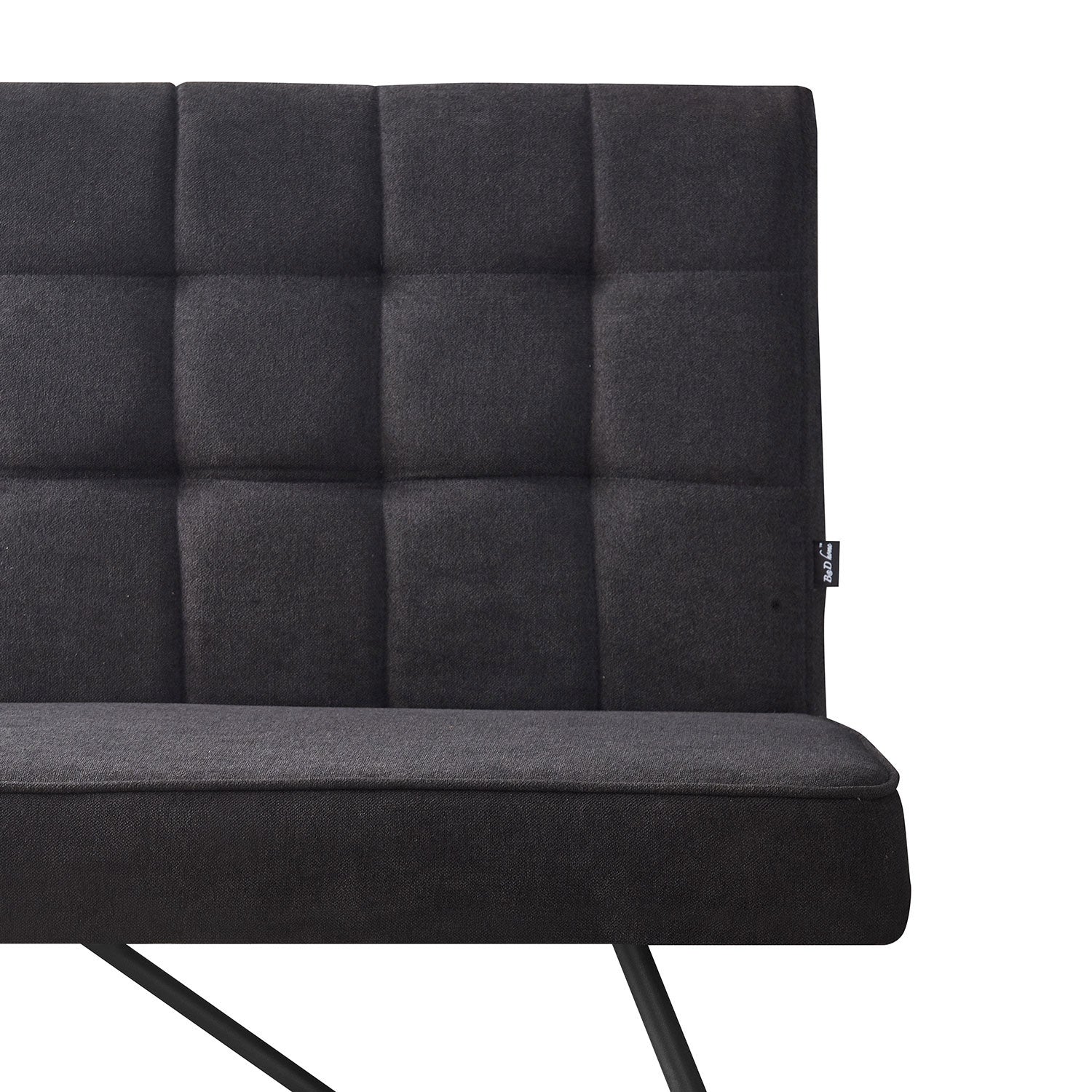 Sitzbank LINA – Polsterbank mit Rückenlehne & Metallgestell | B&D home