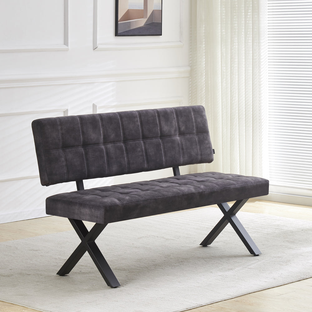 B-Ware Sitzbank KAREN, Anthrazit, 140cm