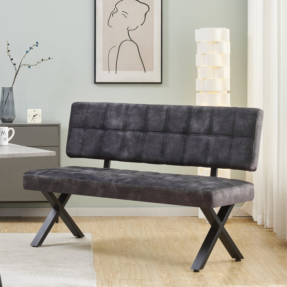 B-Ware Sitzbank KAREN, Anthrazit, 140cm