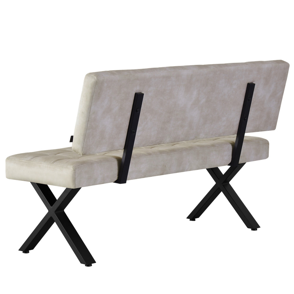B-Ware Sitzbank KAREN, Grau, 140cm