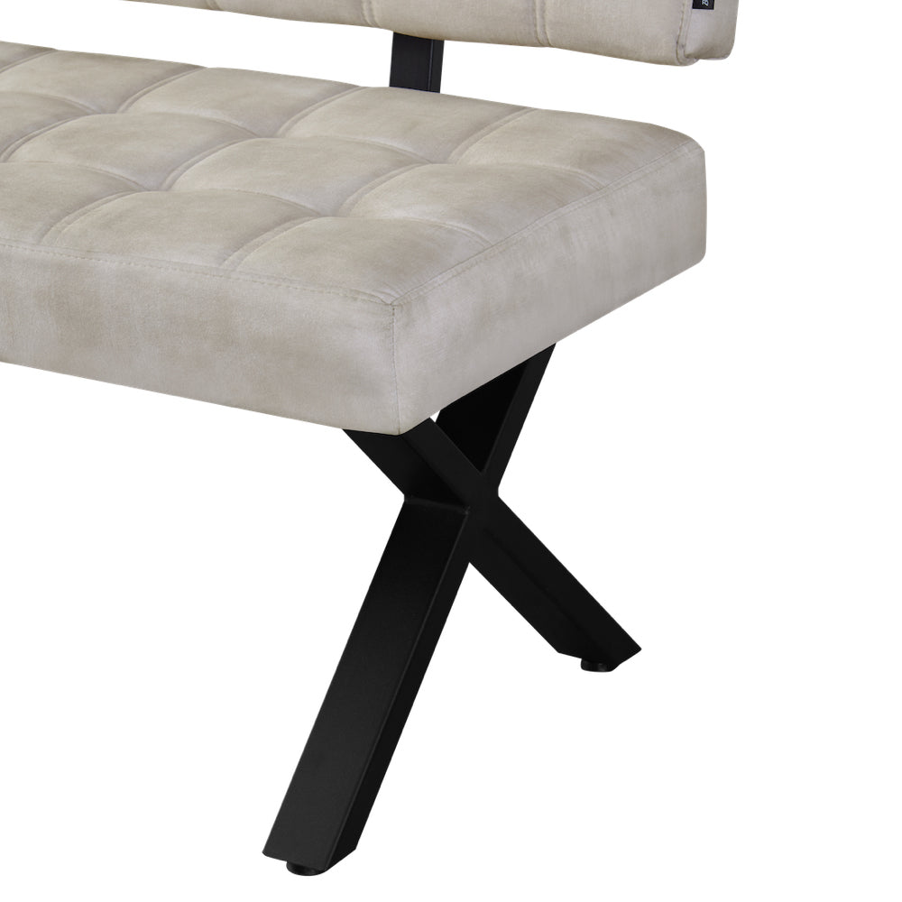 B-Ware Sitzbank KAREN, Grau, 140cm