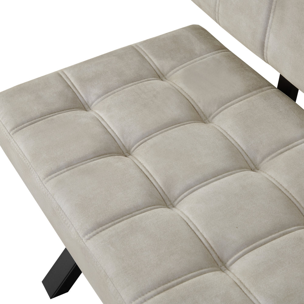 B-Ware Sitzbank KAREN, Grau, 140cm