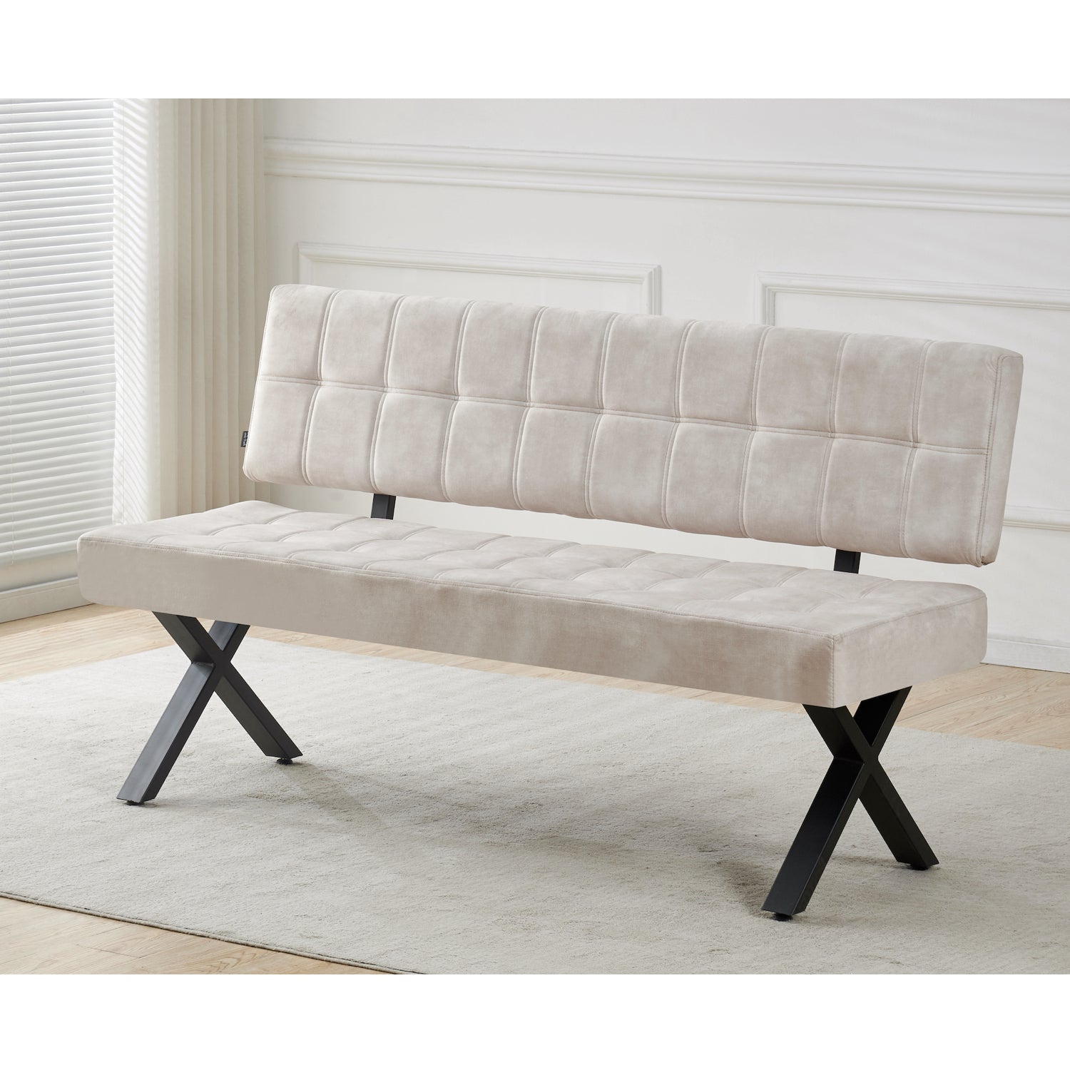 B-Ware Sitzbank KAREN, Grau, 160cm