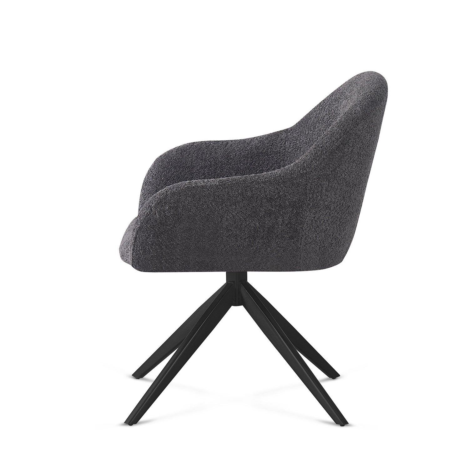 B-Ware Wohnzimmerstuhl LENA, Anthrazit | praktisch & modern | B&D home