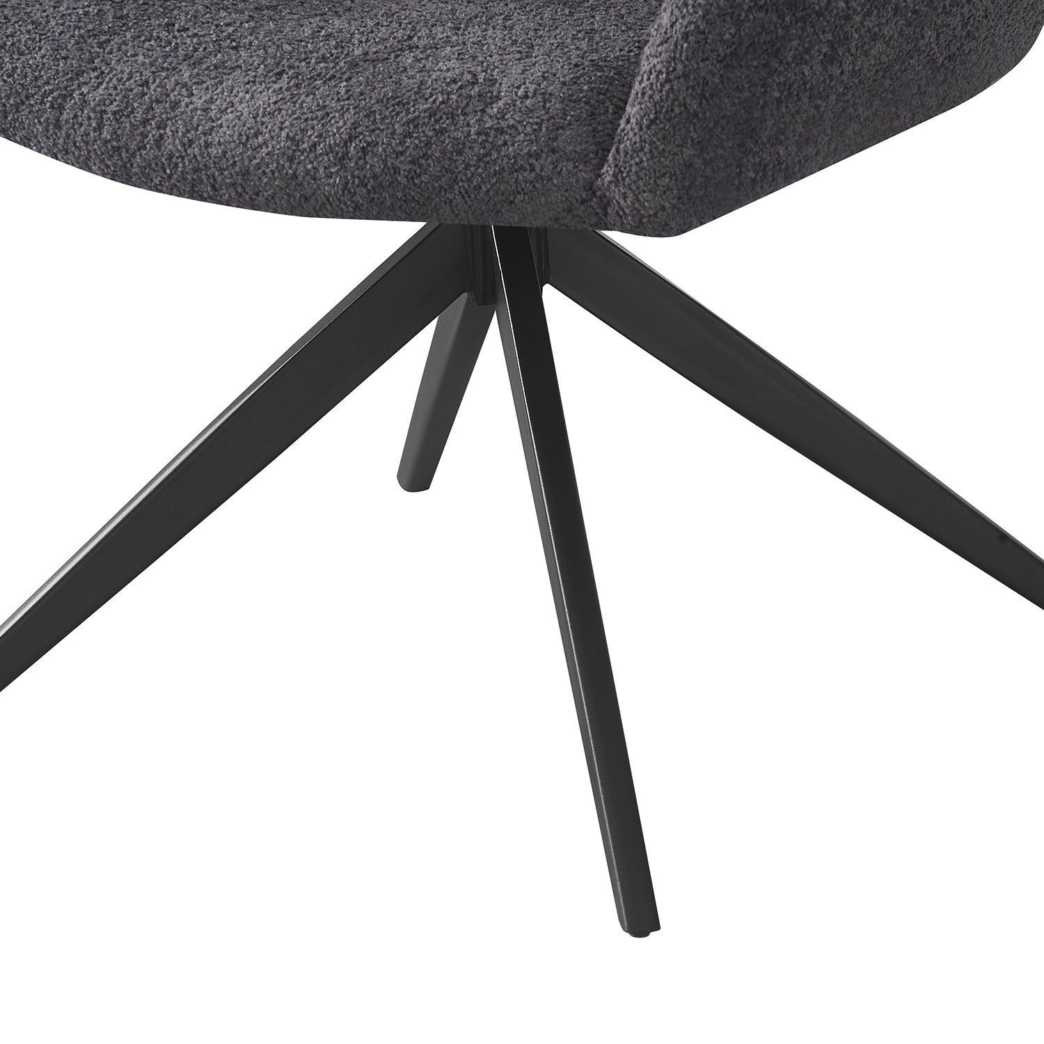 B-Ware Wohnzimmerstuhl LENA, Anthrazit | praktisch & modern | B&D home