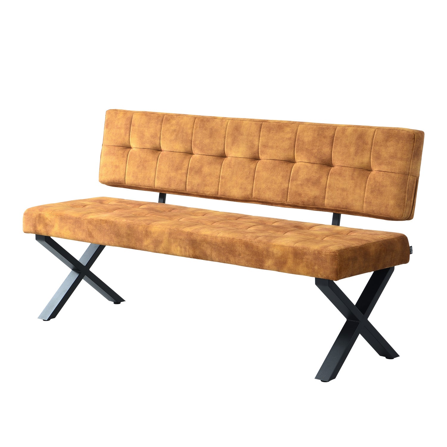 Sitzbank KAREN – Esszimmerbank mit Rückenlehne & Metallgestell | B&D home