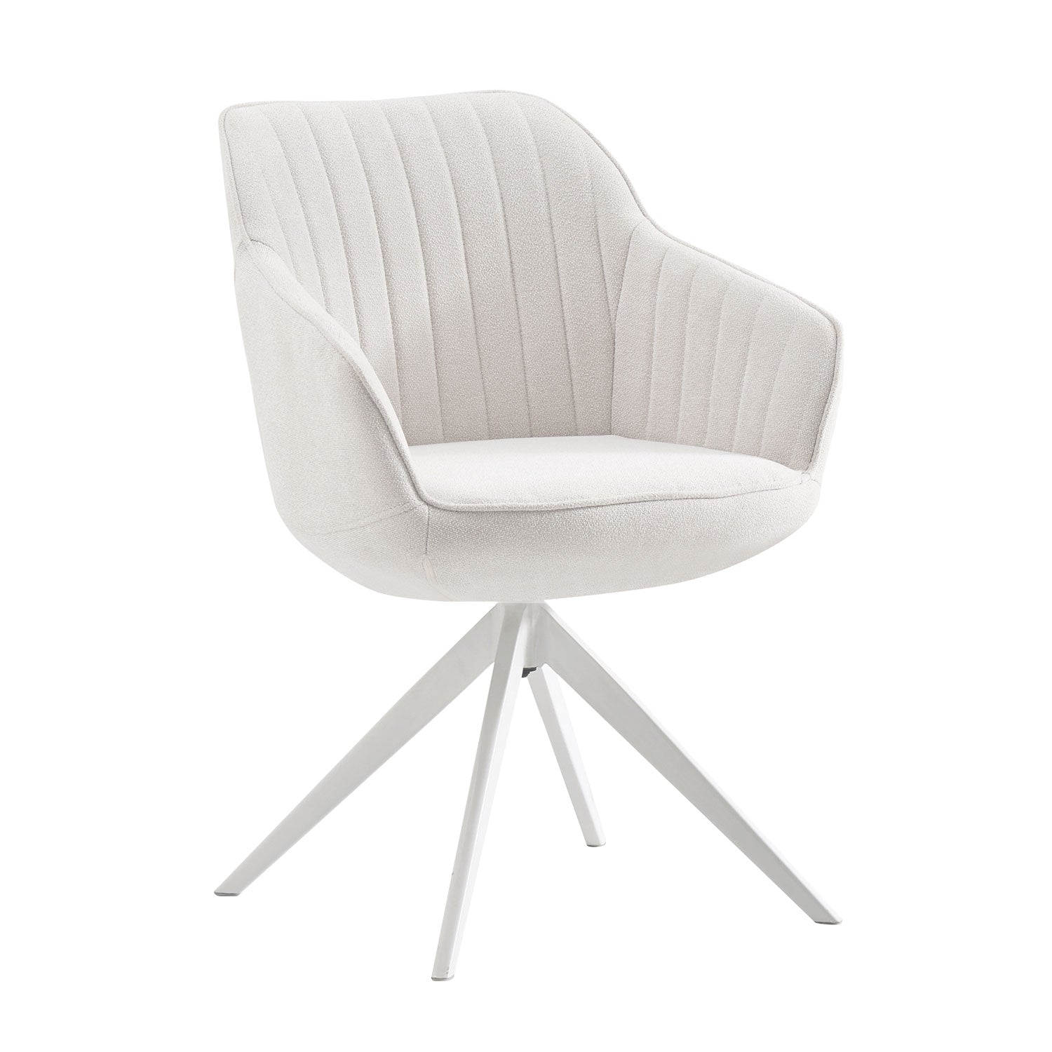 B - Ware Drehstuhl ARVIT, Creme (1Stk) - B&D homeDrehstuhl