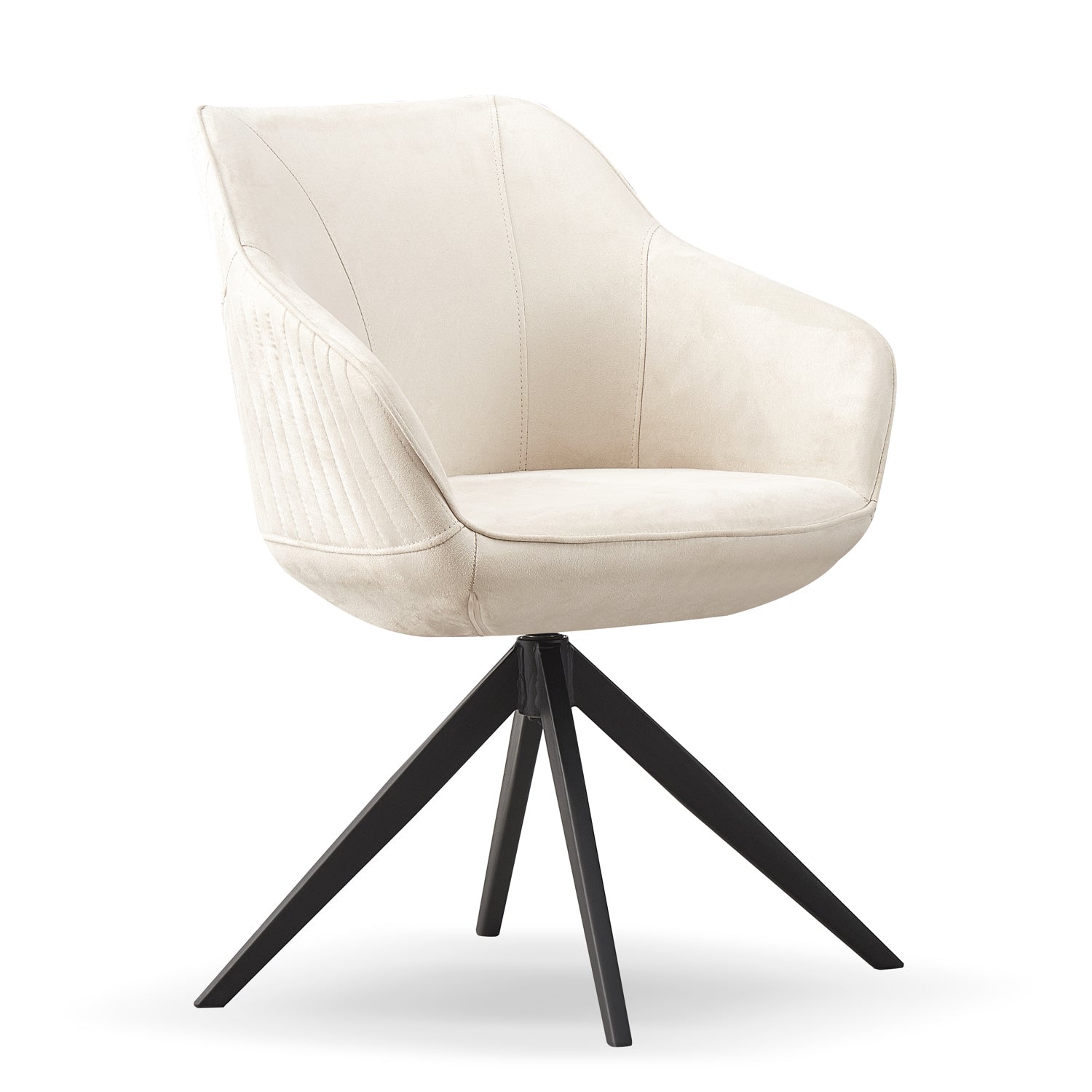 B - Ware Esszimmerstuhl KATJA, Creme (1Stk.) - B&D homeDrehstuhl