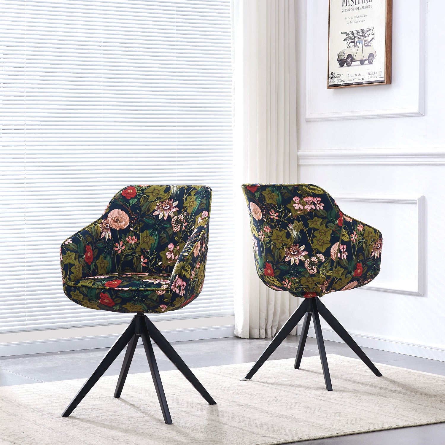 B-Ware Esszimmerstuhl PANDORA, Petrol | komfortabel & stilvoll | B&D home
