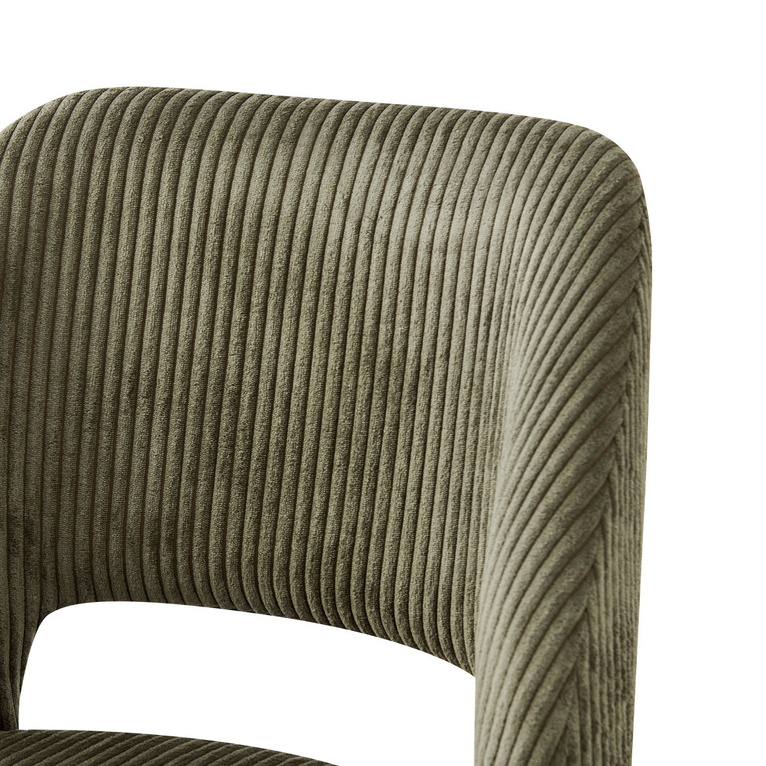 Esszimmerstühle 2er Set VICKY – Polsterstuhl aus Cordstoff mit Metallgestell | B&D home