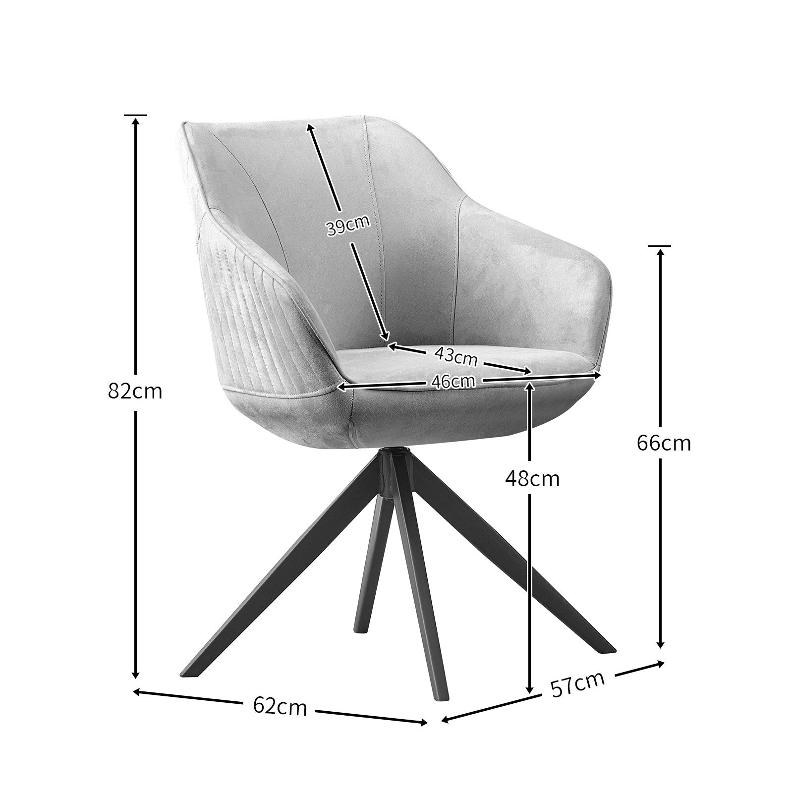 B-Ware Esszimmerstuhl KATJA, Curry | komfortabel & stilvoll | B&D home