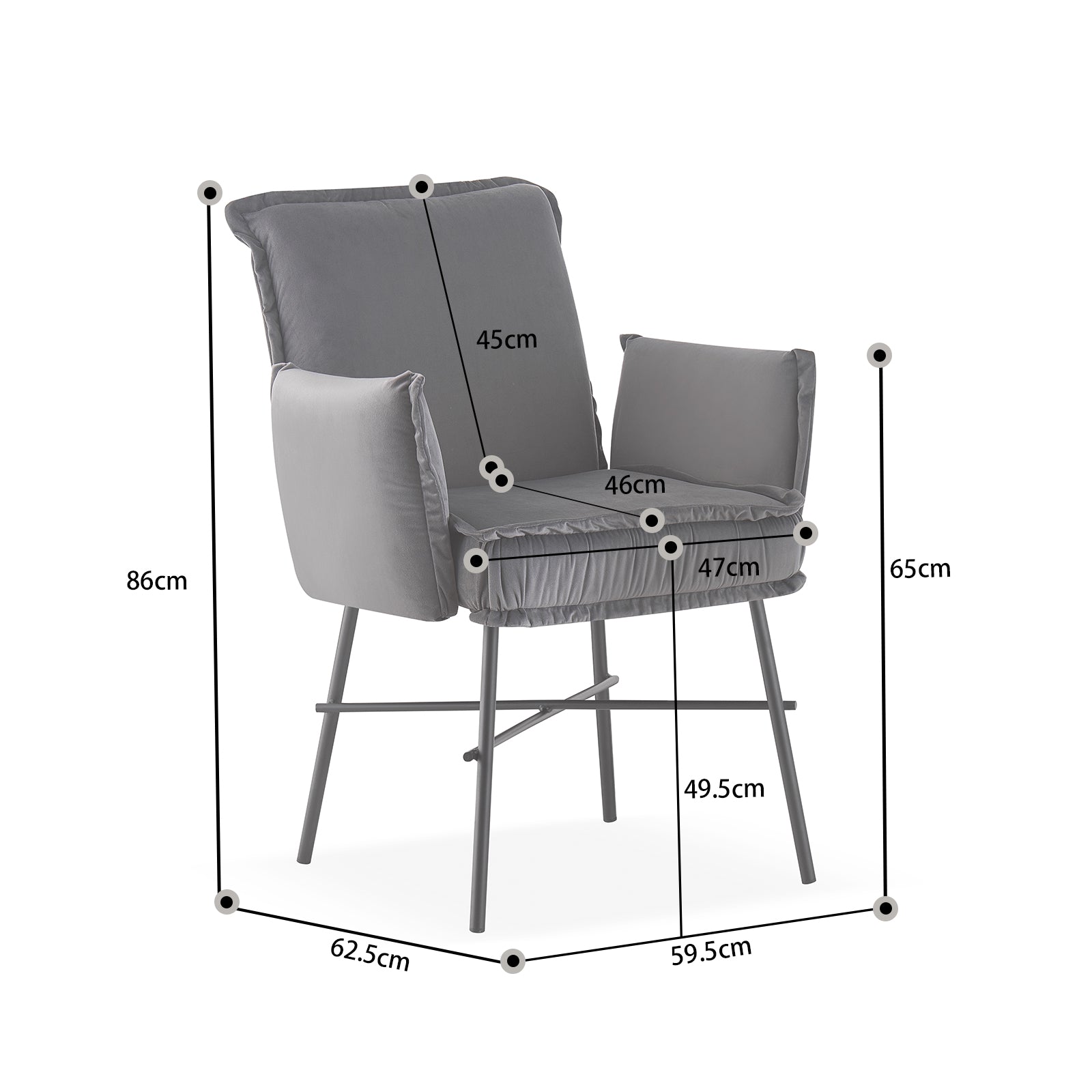 B-Ware Esszimmerstuhl JÜRGEN, Merlot | komfortabel & stilvoll | B&D home