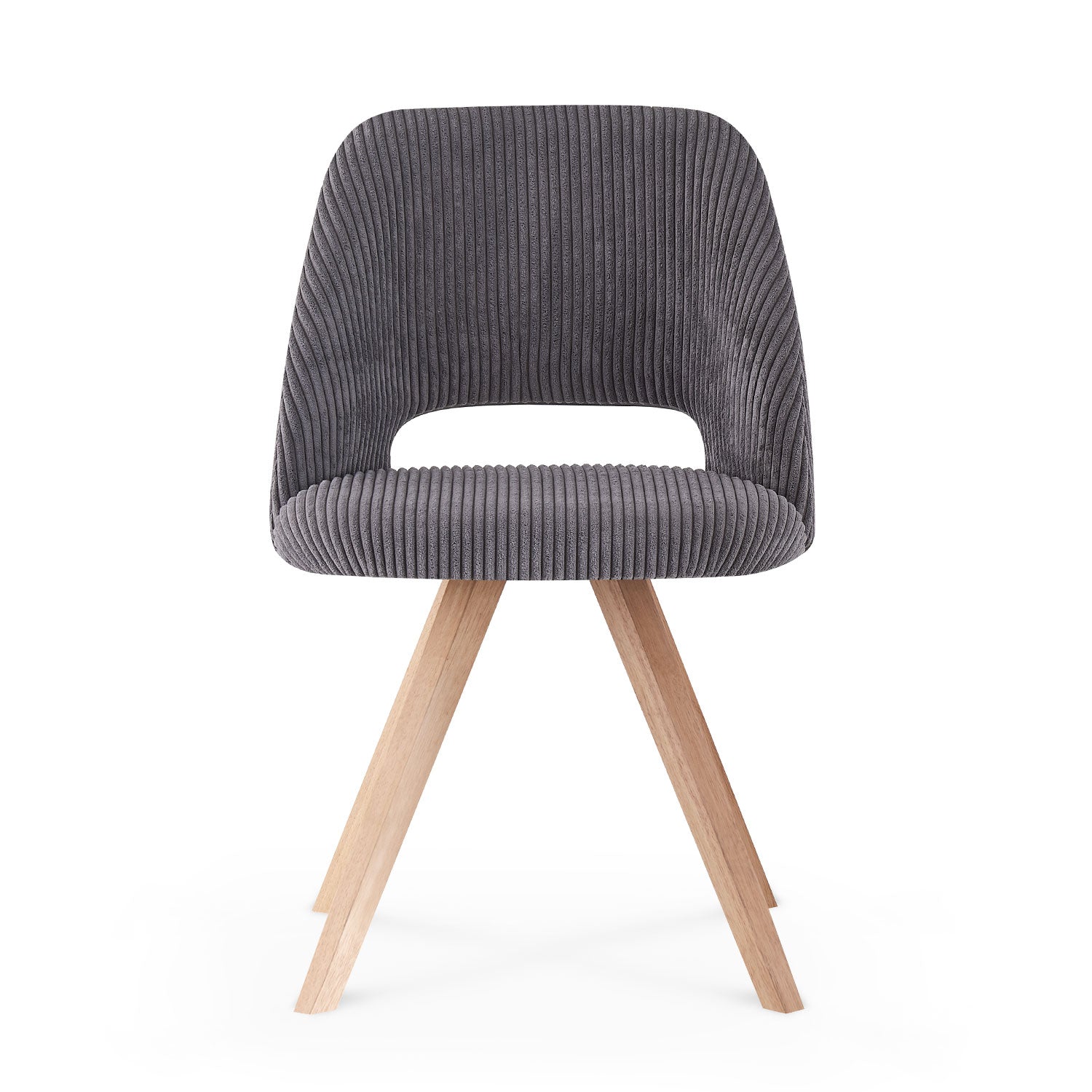 B-Ware Esszimmerstuhl MARY, 2er Set, Anthrazit | komfortabel & stilvoll | B&D home
