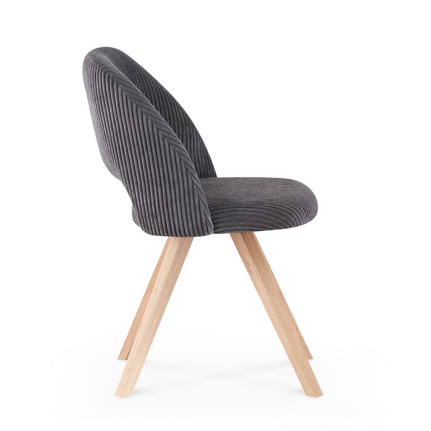 B-Ware Esszimmerstuhl MARY, 2er Set, Anthrazit | komfortabel & stilvoll | B&D home
