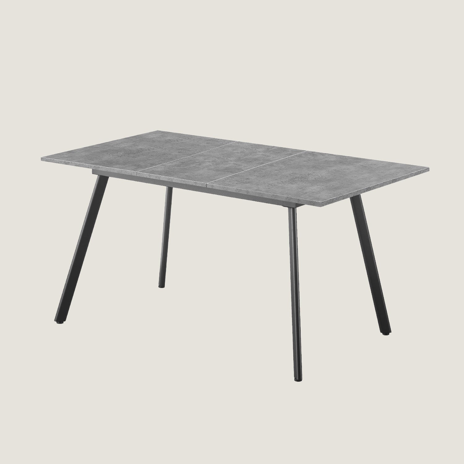 Esstisch MARA – Ausziehbarer Tisch mit Keramik-Tischplatte & Metallgestell | B&D home