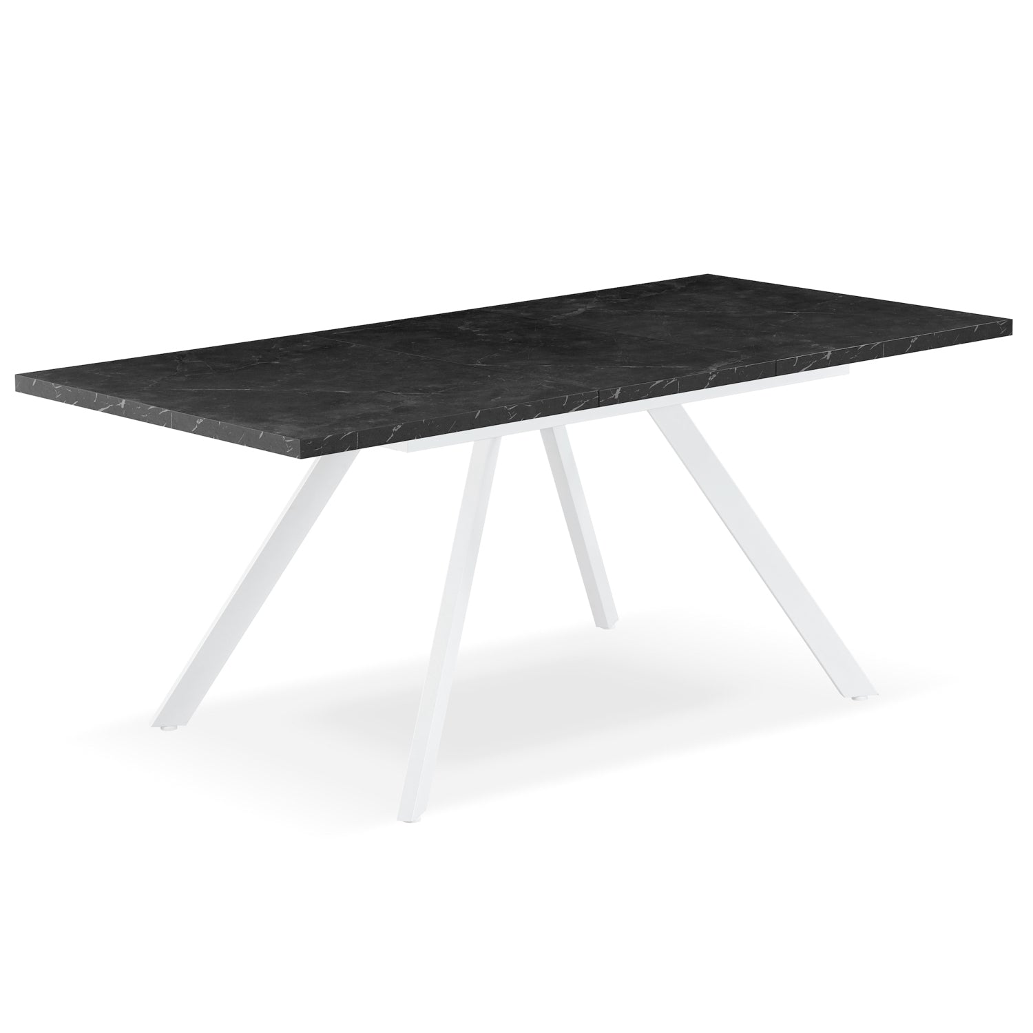 B-Ware Esstisch SVEN, Marmor-Schwarz | praktisch & modern | B&D home