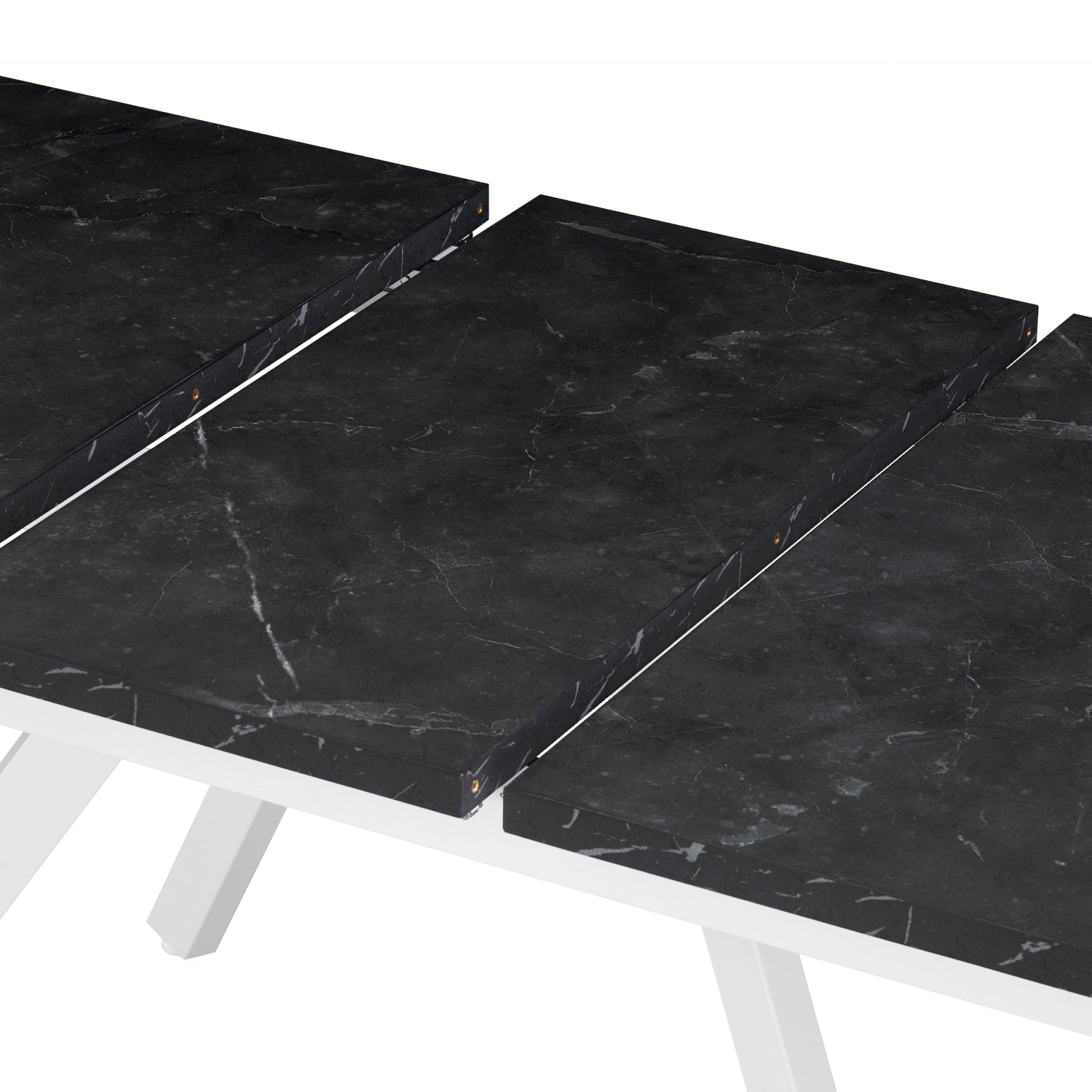 B-Ware Esstisch SVEN, Marmor-Schwarz | praktisch & modern | B&D home