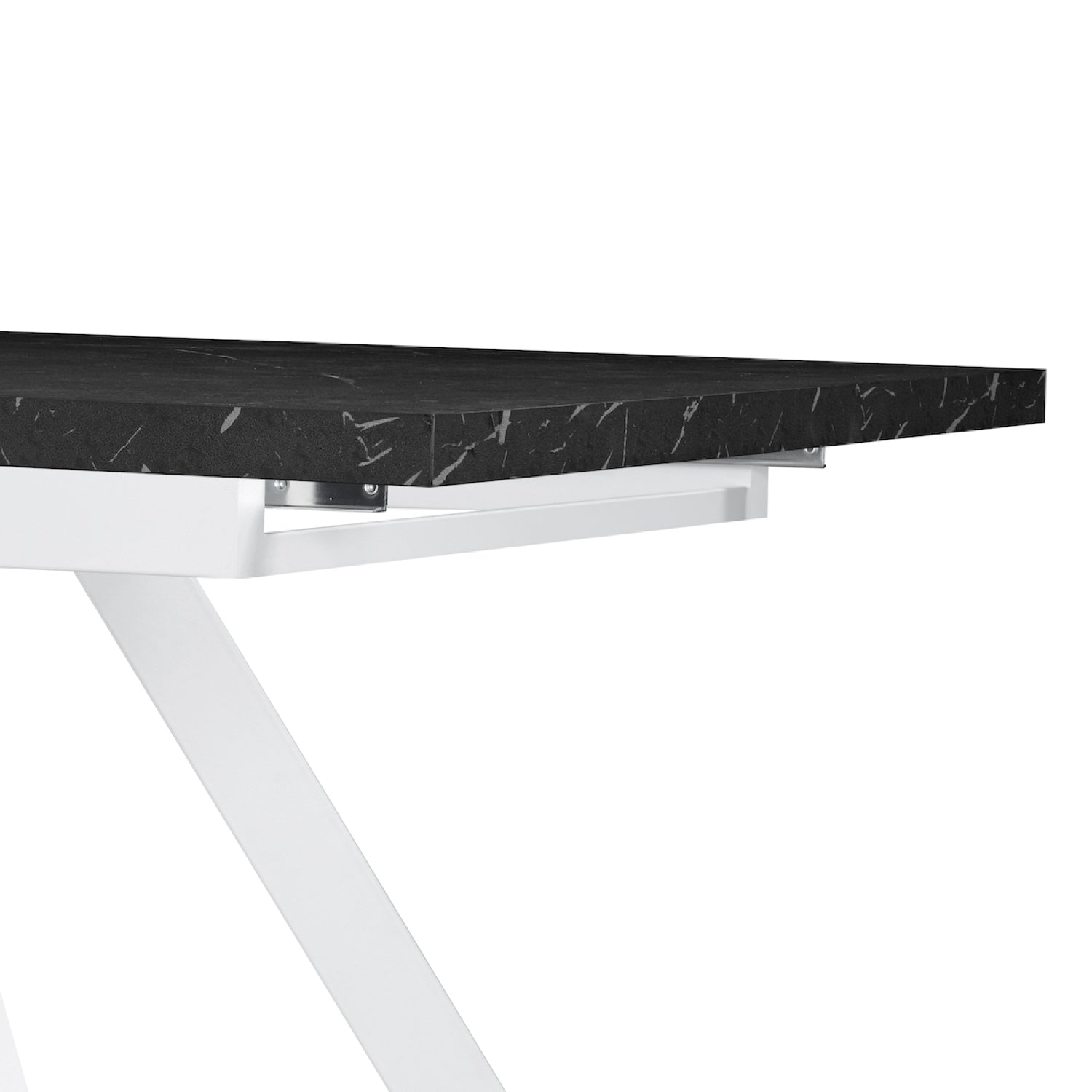 B-Ware Esstisch SVEN, Marmor-Schwarz | praktisch & modern | B&D home