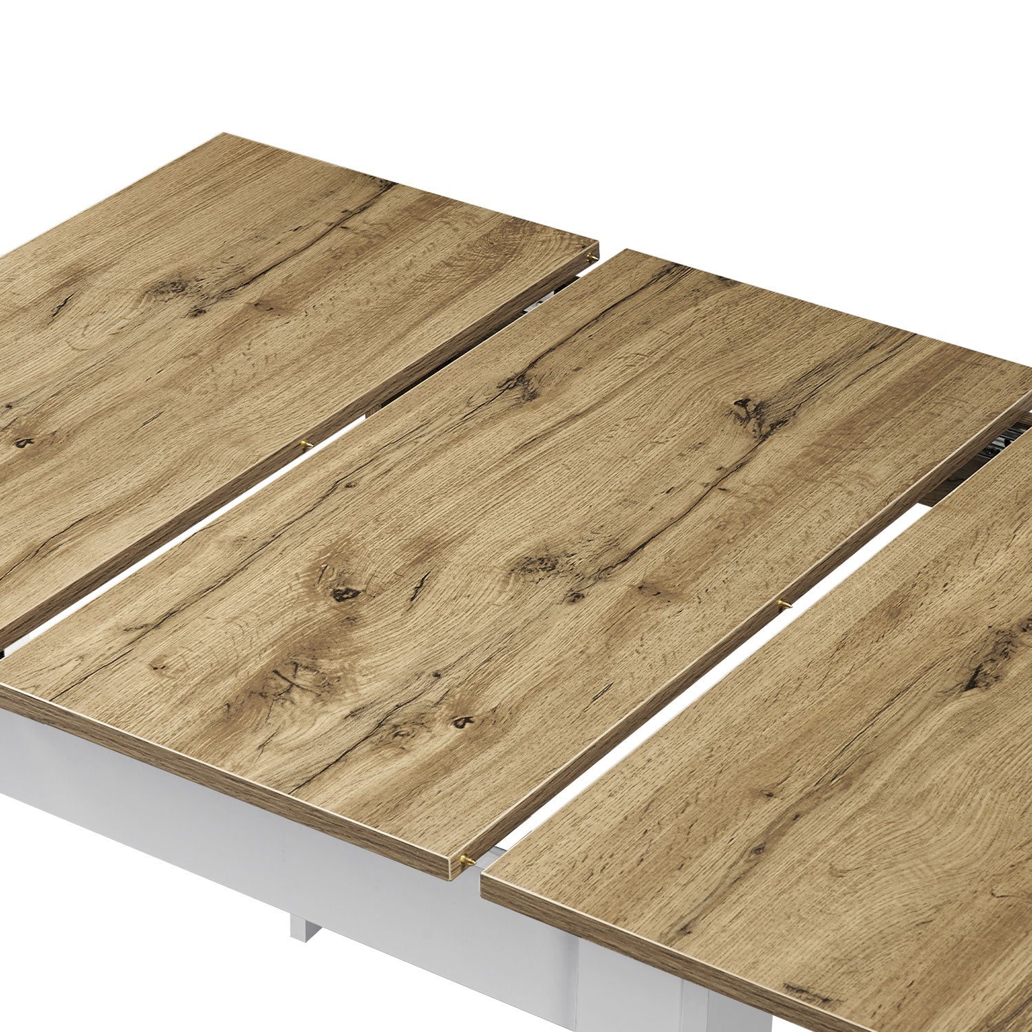 B-Ware Esstisch LIVIUS, 80-120x60cm Eiche-Weiß | praktisch & modern | B&D home