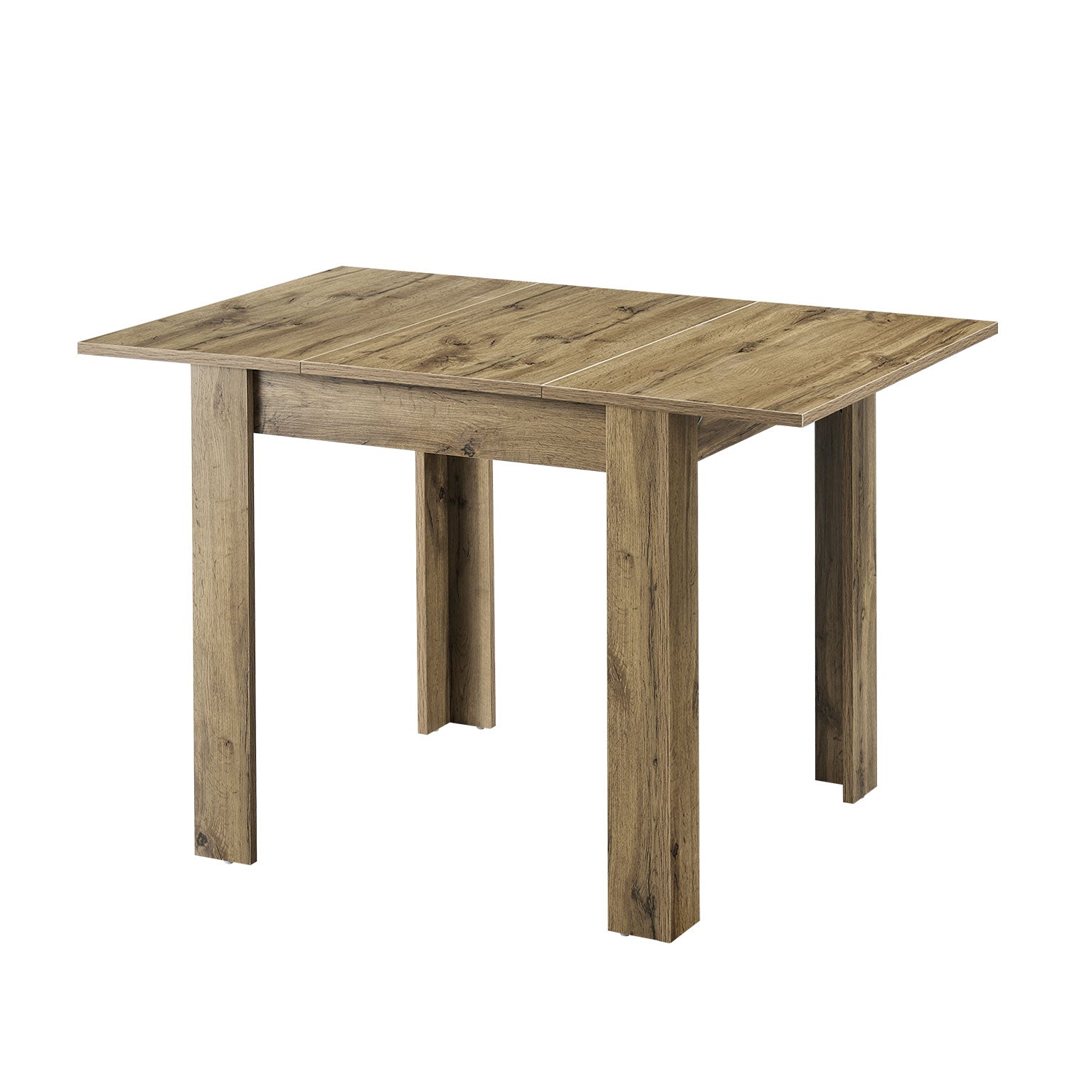B-Ware Esstisch LIVIUS, 80-120x80cm Eiche-Natur | praktisch & modern | B&D home