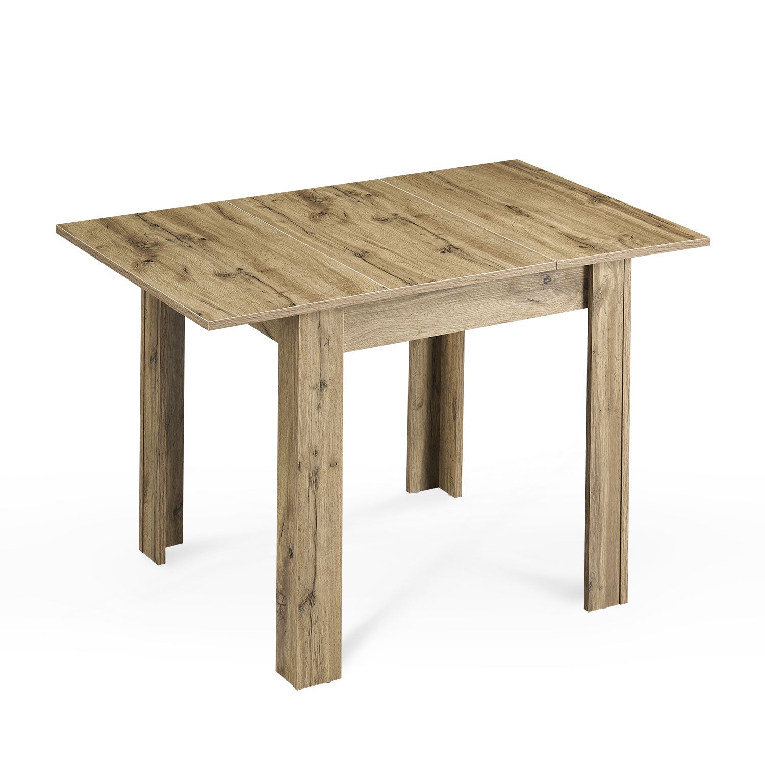 B-Ware Esstisch LIVIUS, 80-120x80cm Eiche-Natur | praktisch & modern | B&D home