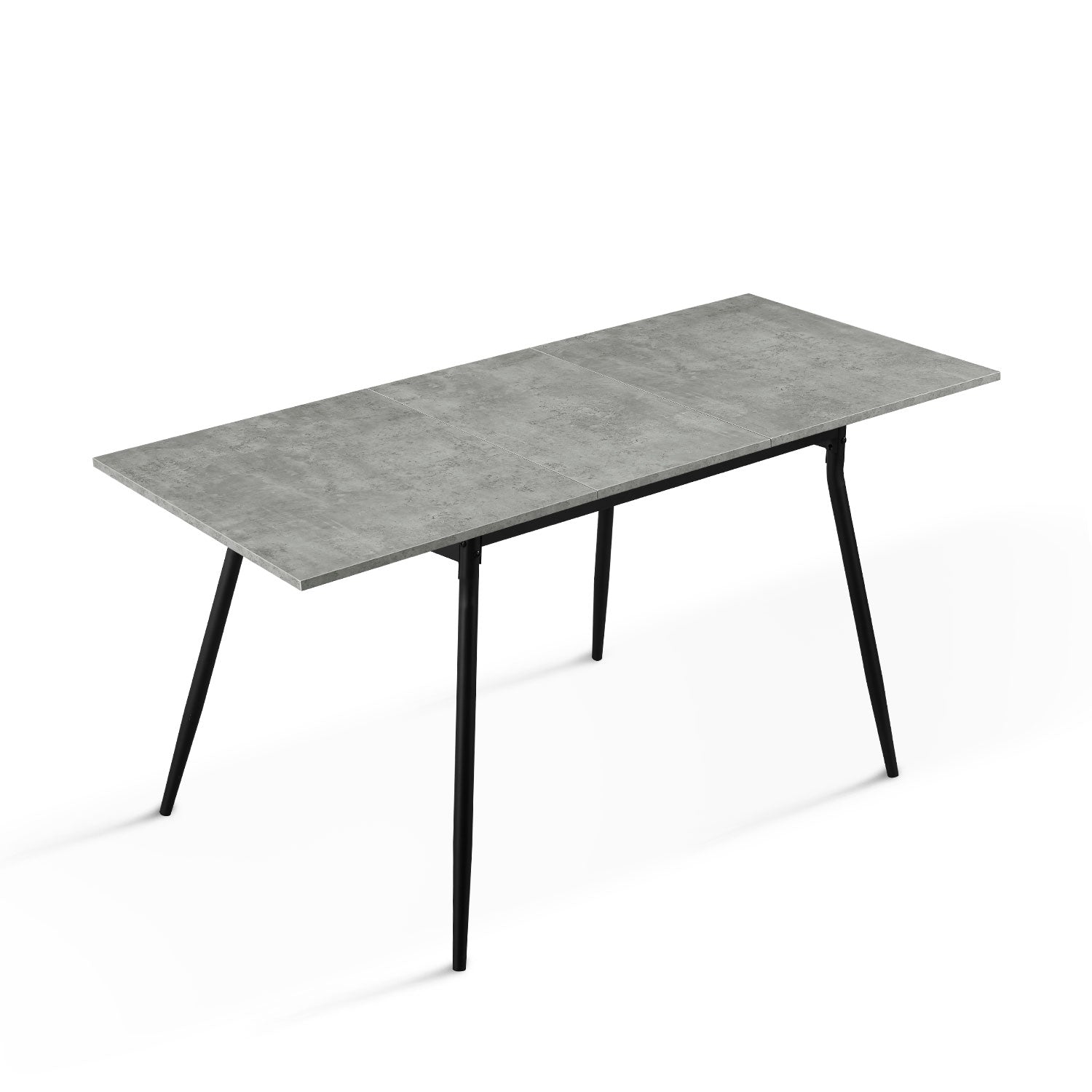 B-Ware Esstisch LIO, 120-160cm Beton | praktisch & modern | B&D home