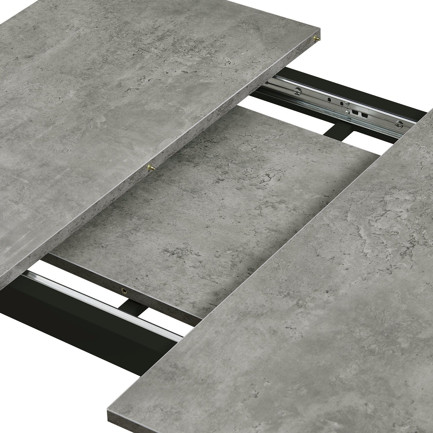 B-Ware Esstisch LIO, 120-160cm Beton | praktisch & modern | B&D home