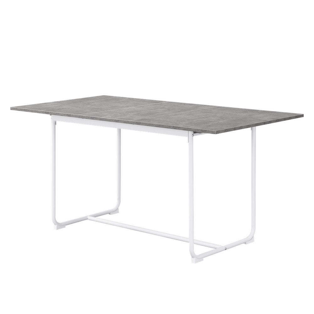 B-Ware Esstisch PIUS, 120-160cm Beton | praktisch & modern | B&D home