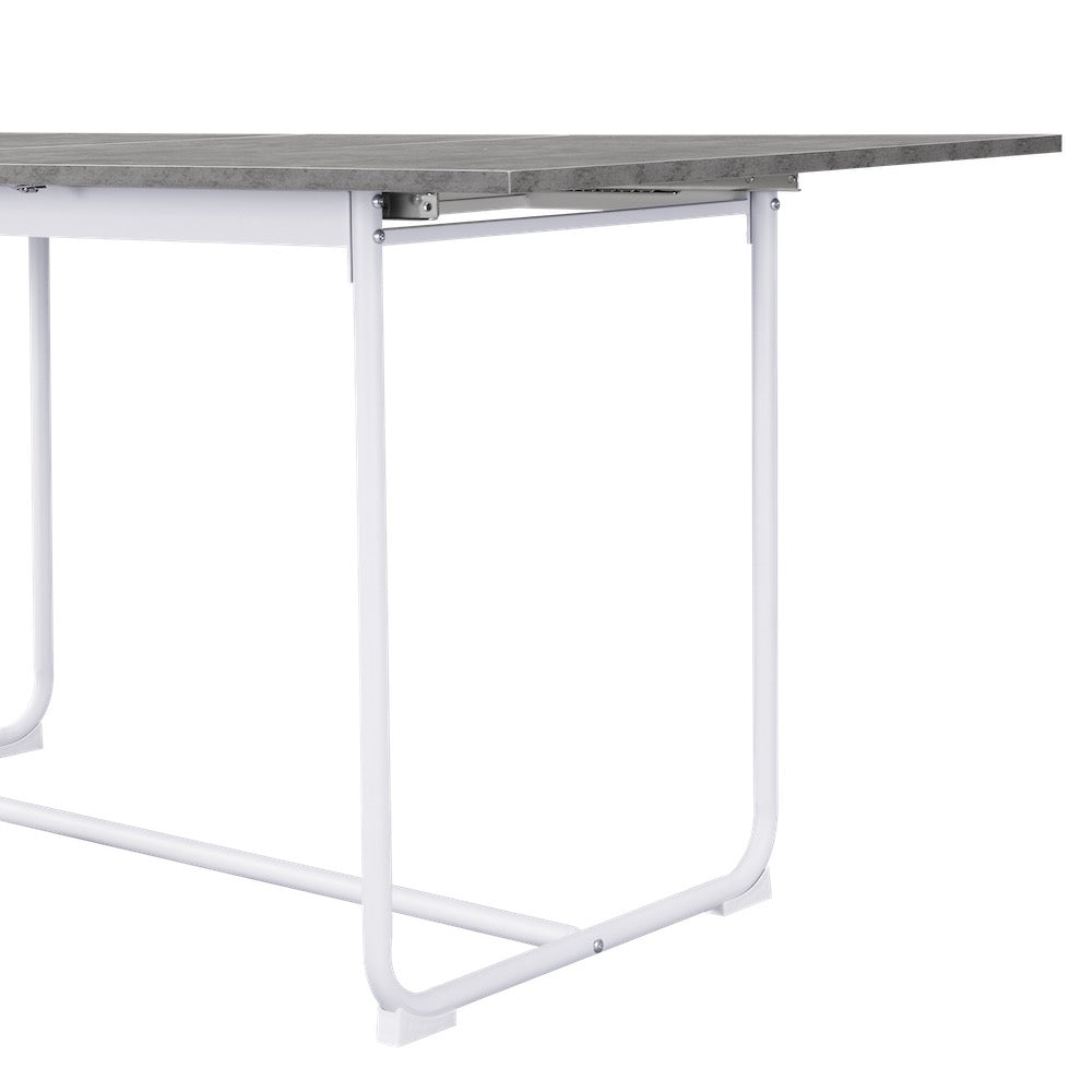 B-Ware Esstisch PIUS, 120-160cm Beton | praktisch & modern | B&D home