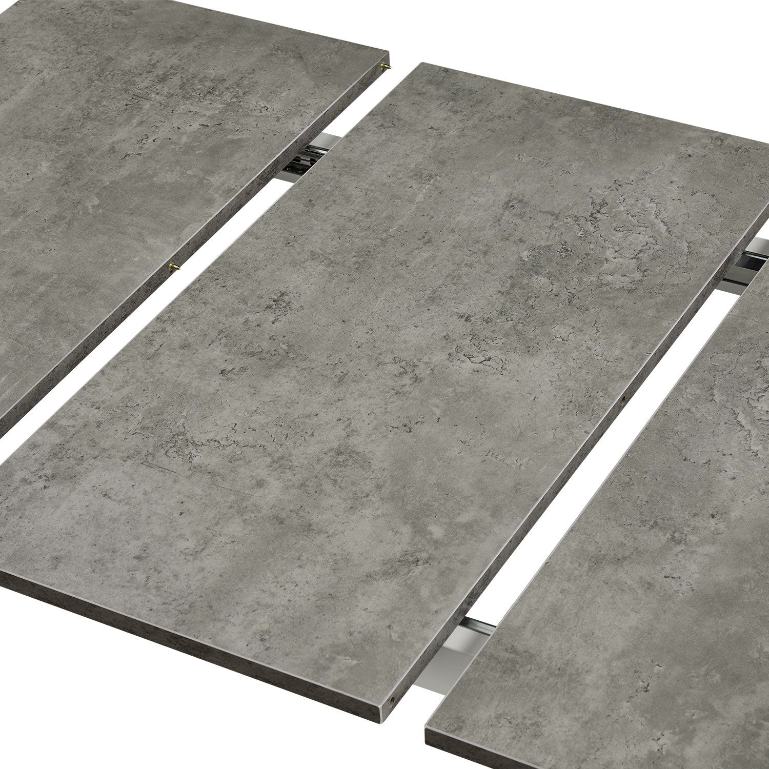 B-Ware Esstisch PIUS, 120-160cm Beton | praktisch & modern | B&D home